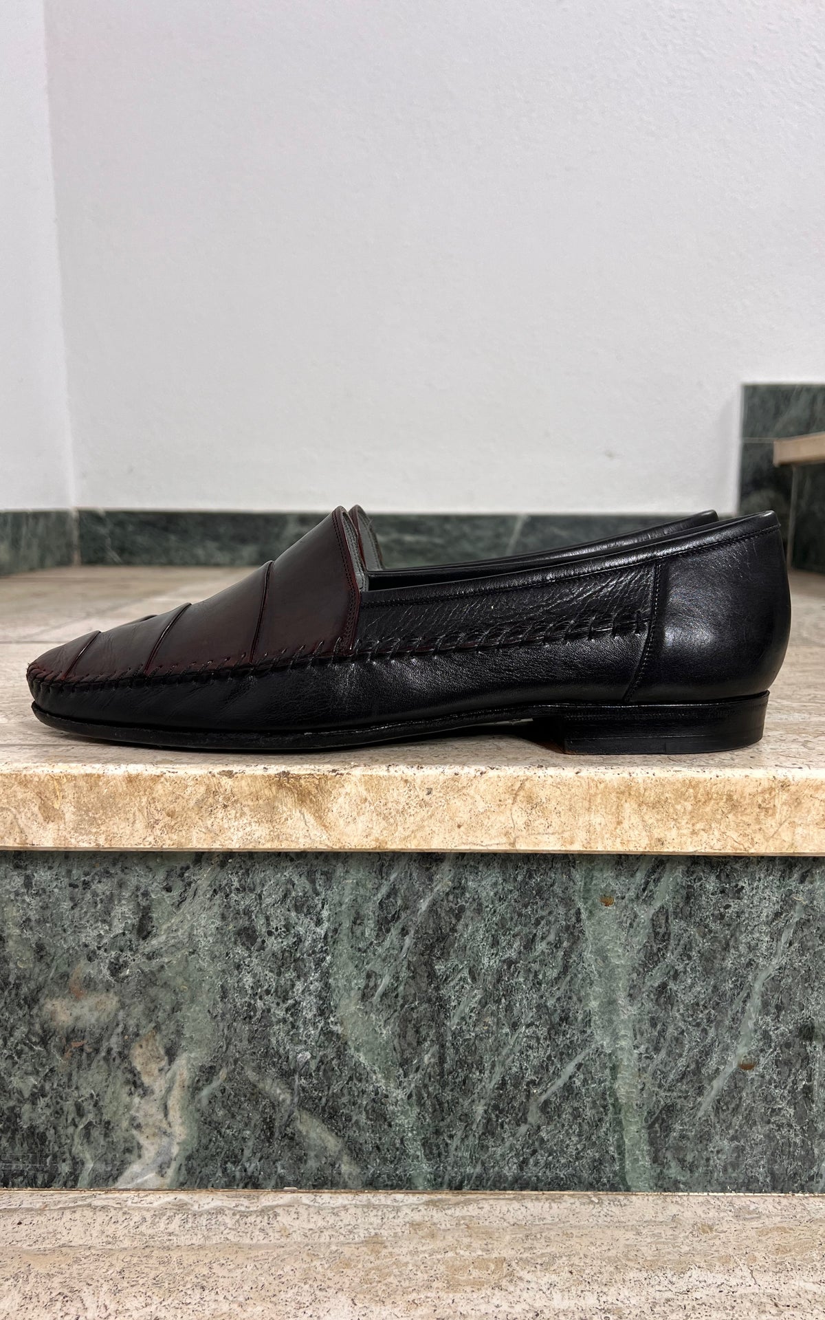 Vintage MENS Lorenzo Banfi Leather Loafer 44