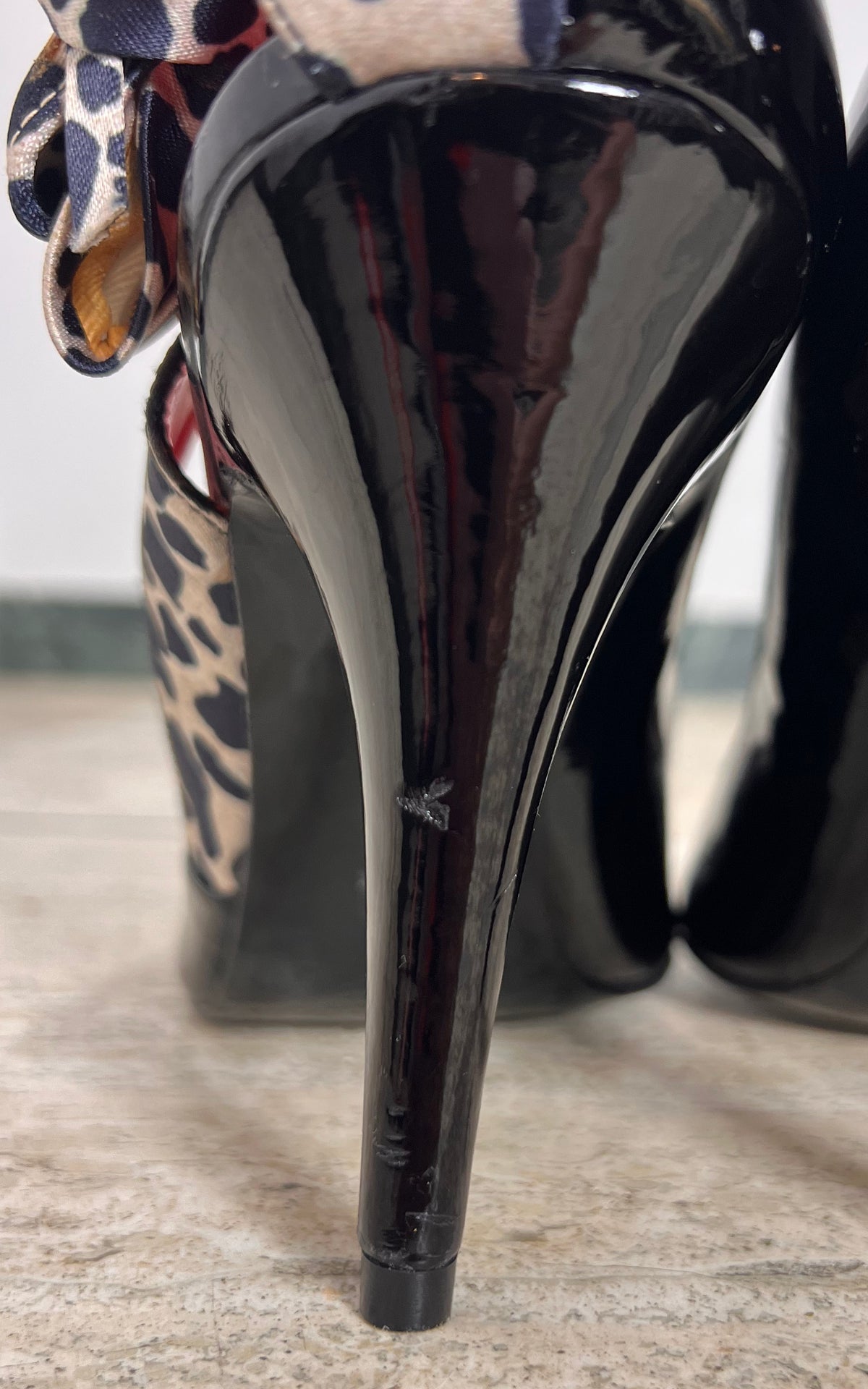 Vintage Beverly Feldmann Patent Leather High Heels 39/38