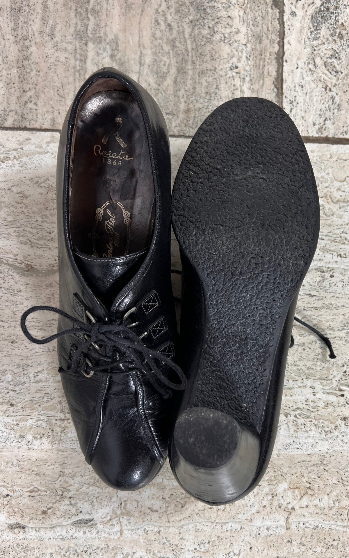 Vintage Roseto 1868 Lace-up Heels 39
