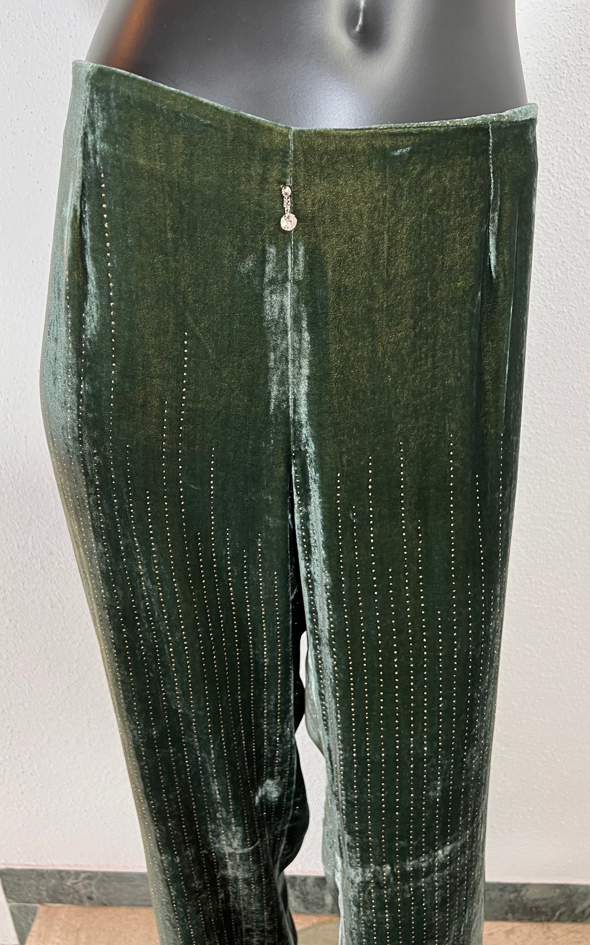 Vintage Roberto Cavalli Silk Velvet Trouser
