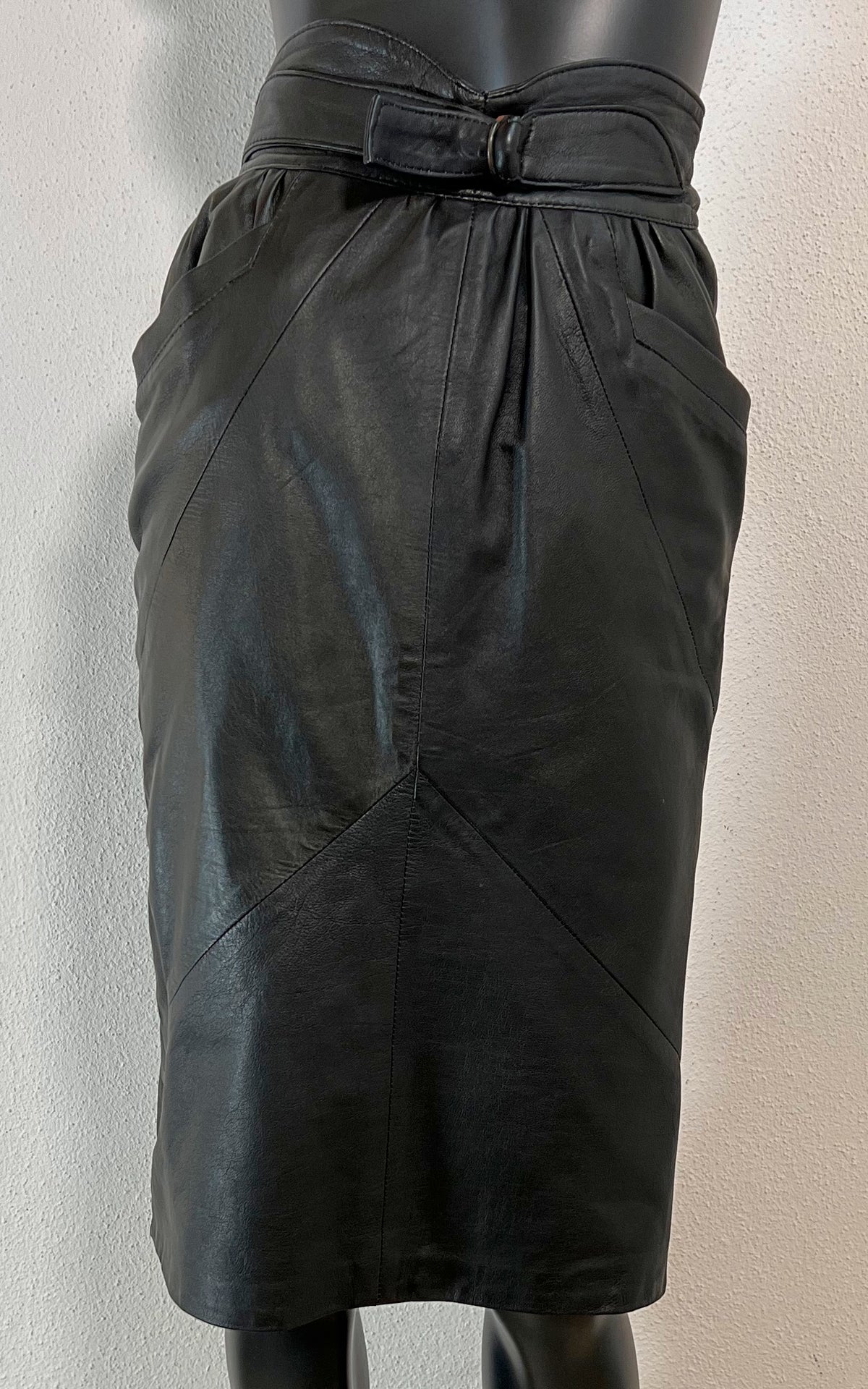 Vintage 90s Leather Skirt