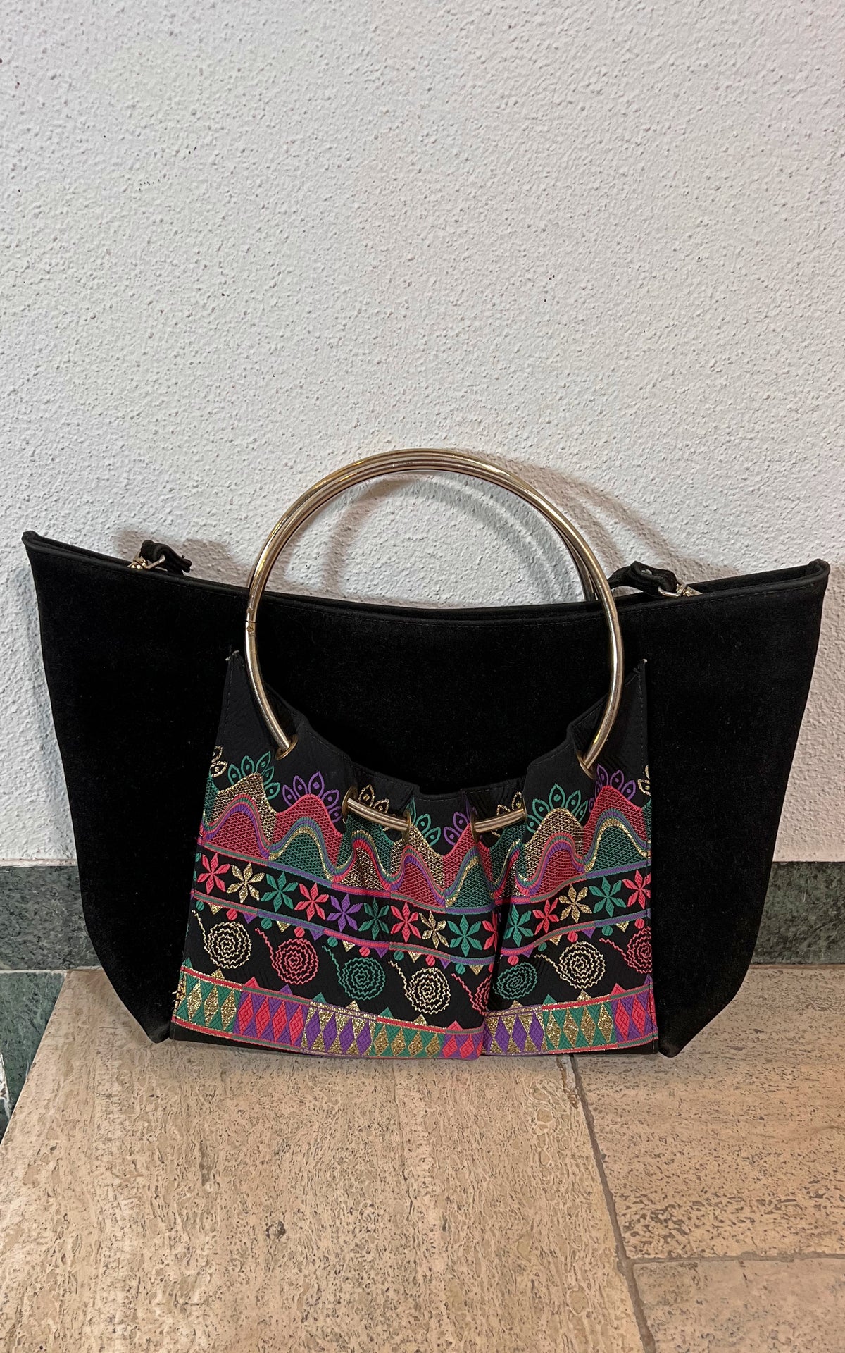 Vintage Velour Bag