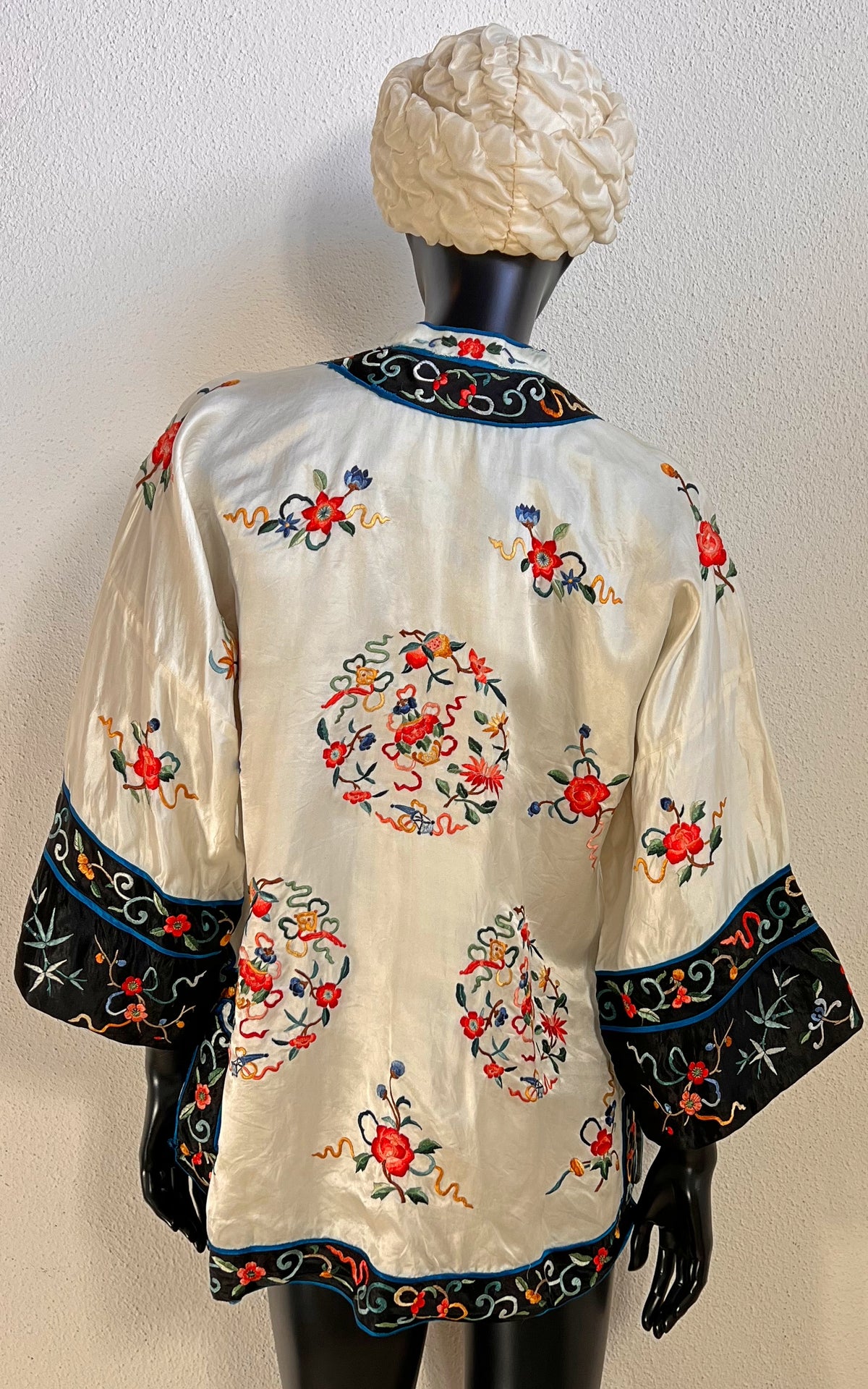 Vintage Embroidered Chinese Silk Jacket