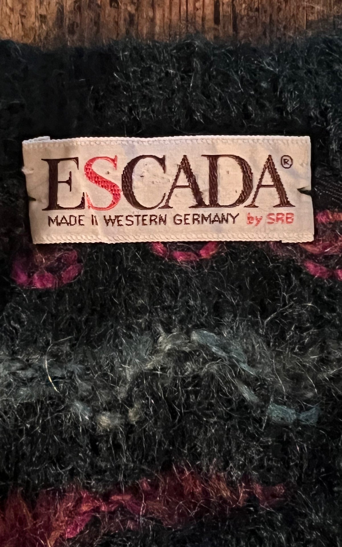 Vintage Escada Scallop Cardigan