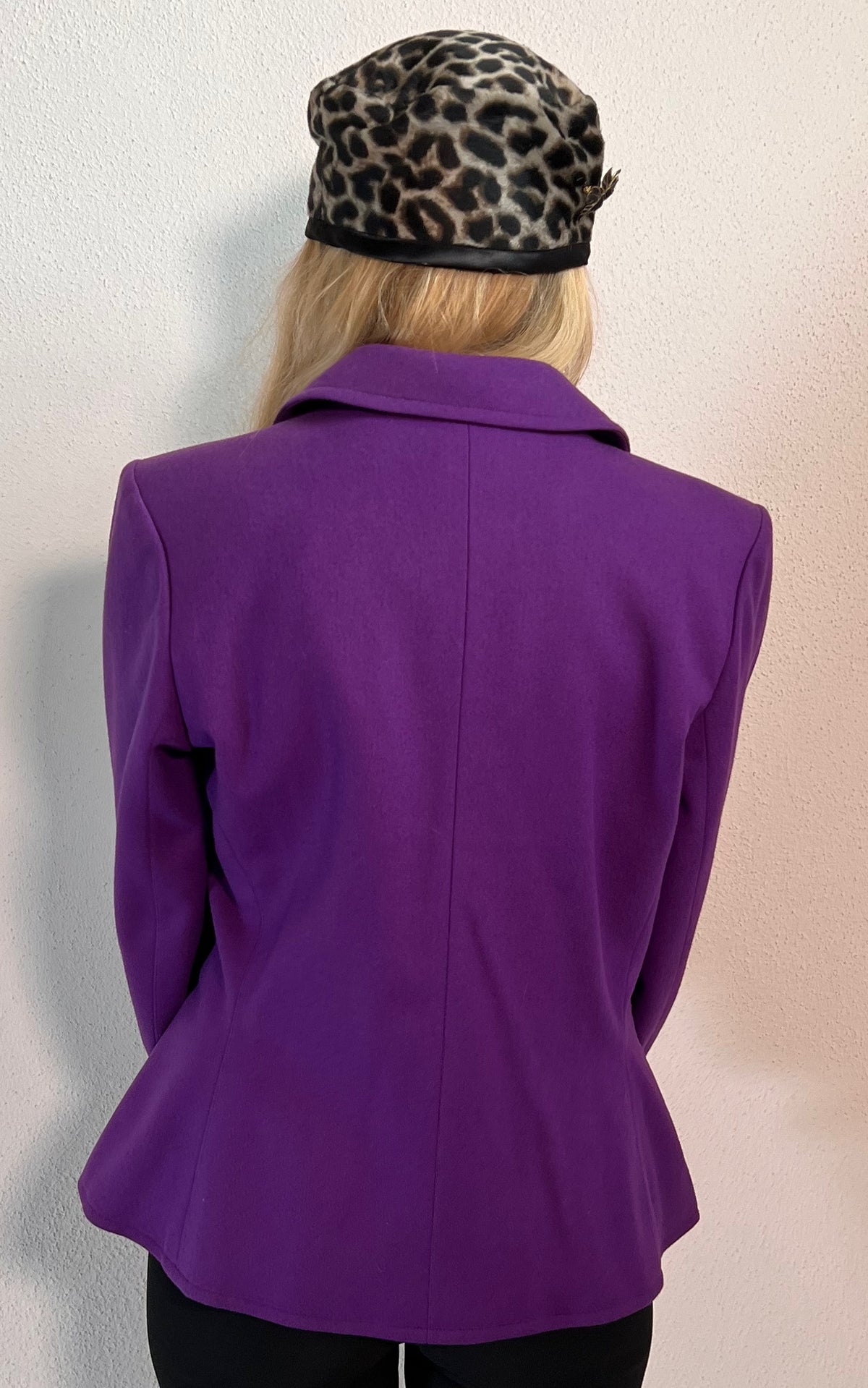 Vintage Yves Saint Laurent Purple Blazer