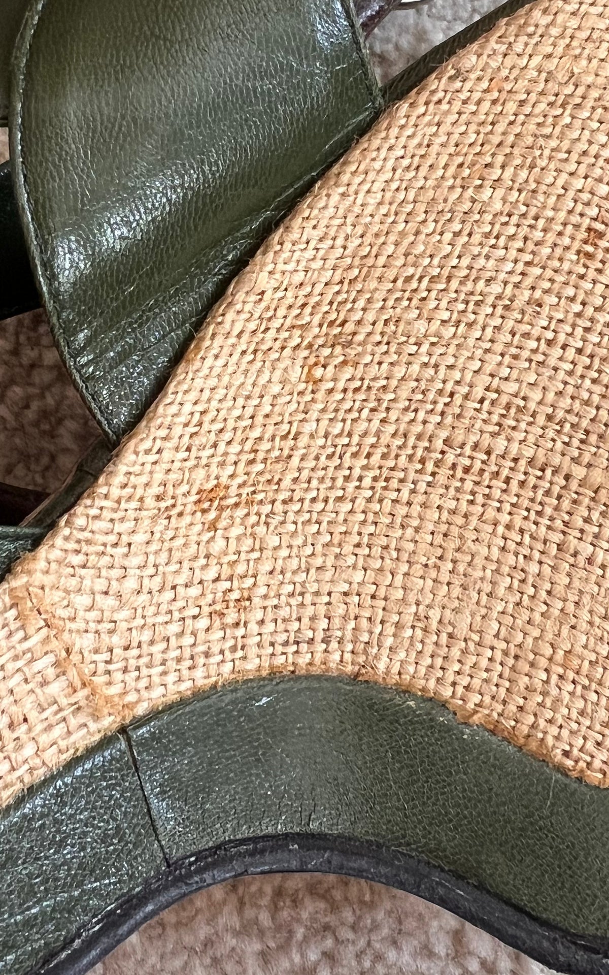 Vintage 70s Sergio Rossi Platform Wedges 38