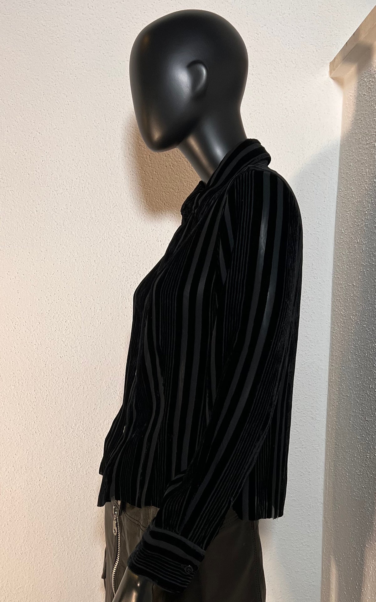 Vintage Burn Out Silk Blouse