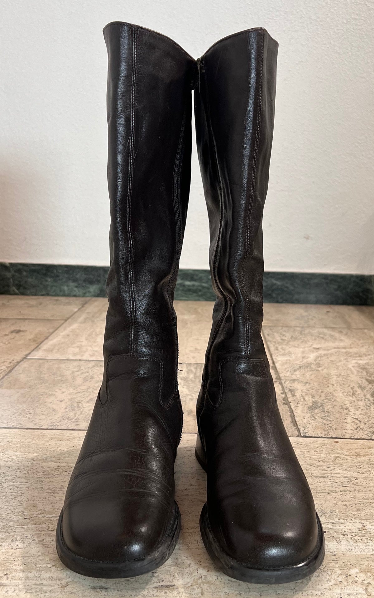 Vintage Gabor Boots Darkbrown 39