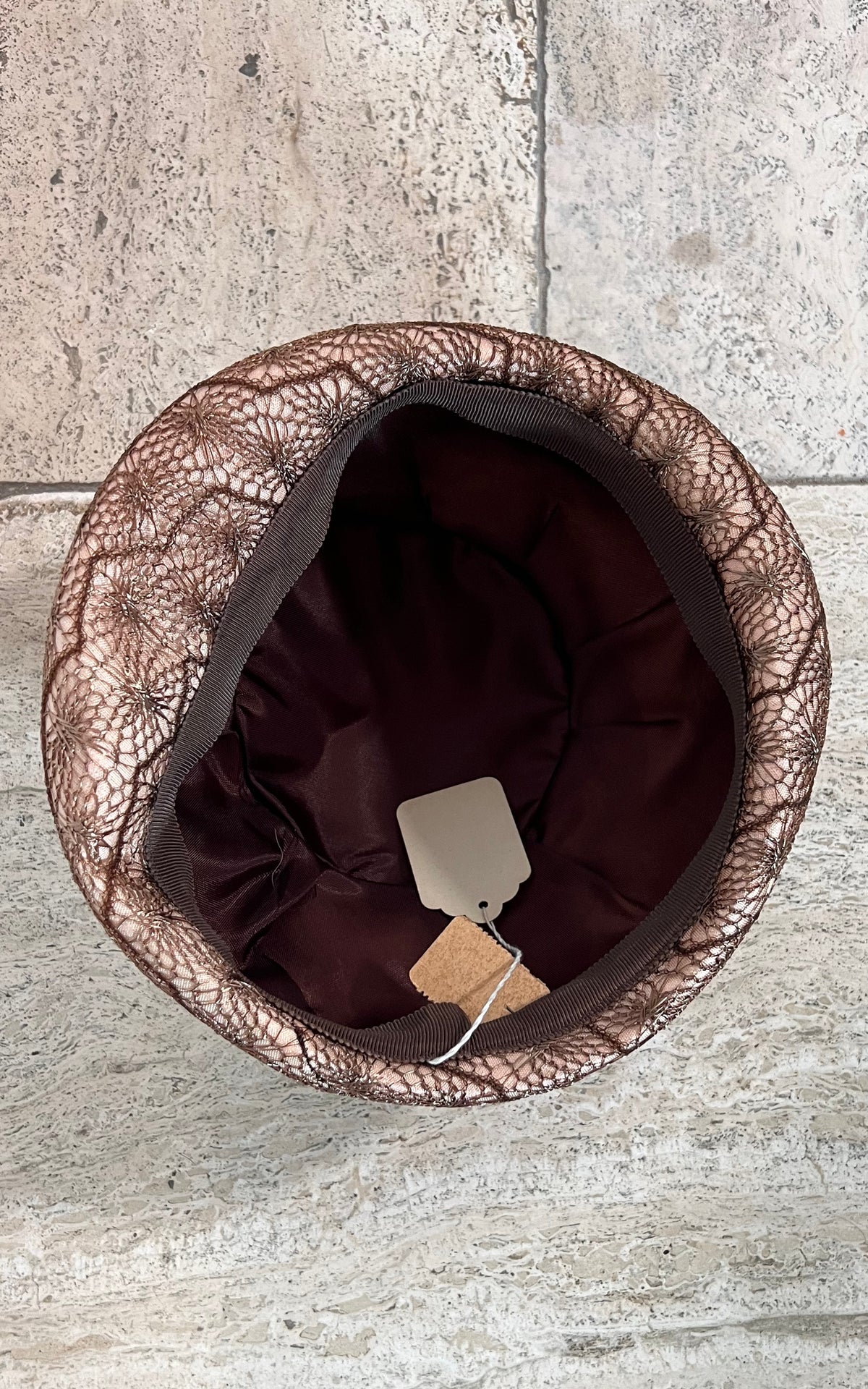 Vintage Lace Pillbox Hat