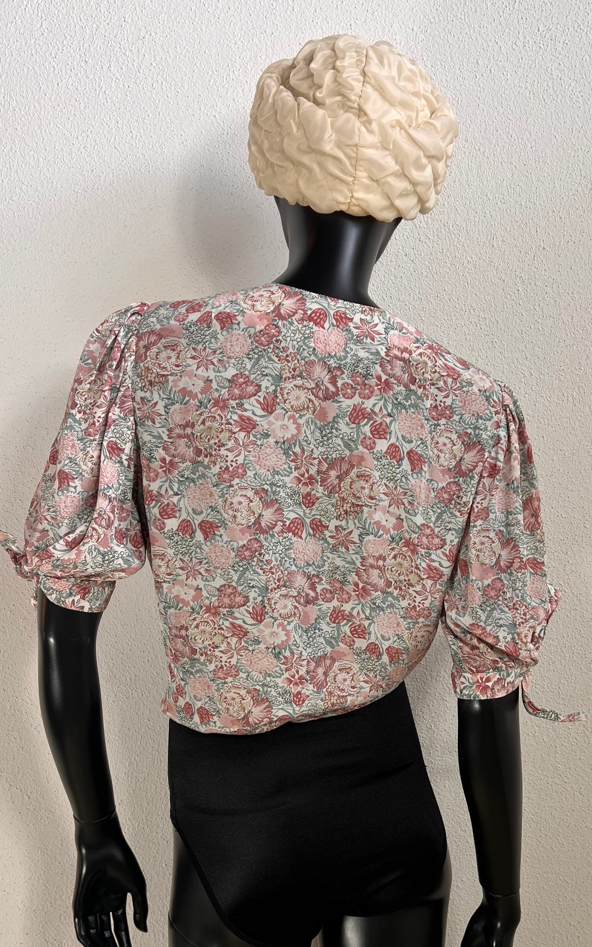 Vintage Romantic Flower Blouse