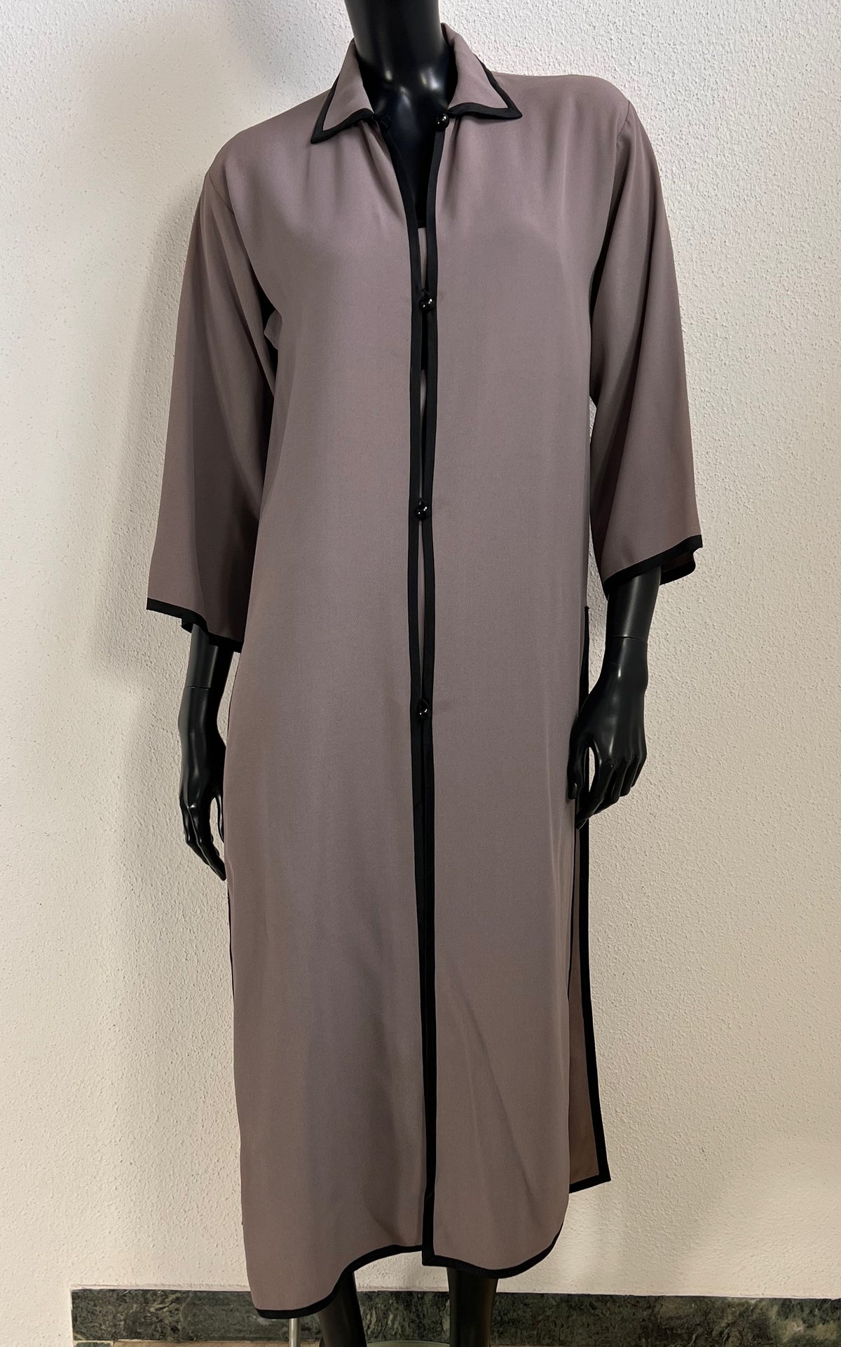 Vintage Yves Saint Laurent Caftan Dress 2 Piece Suit
