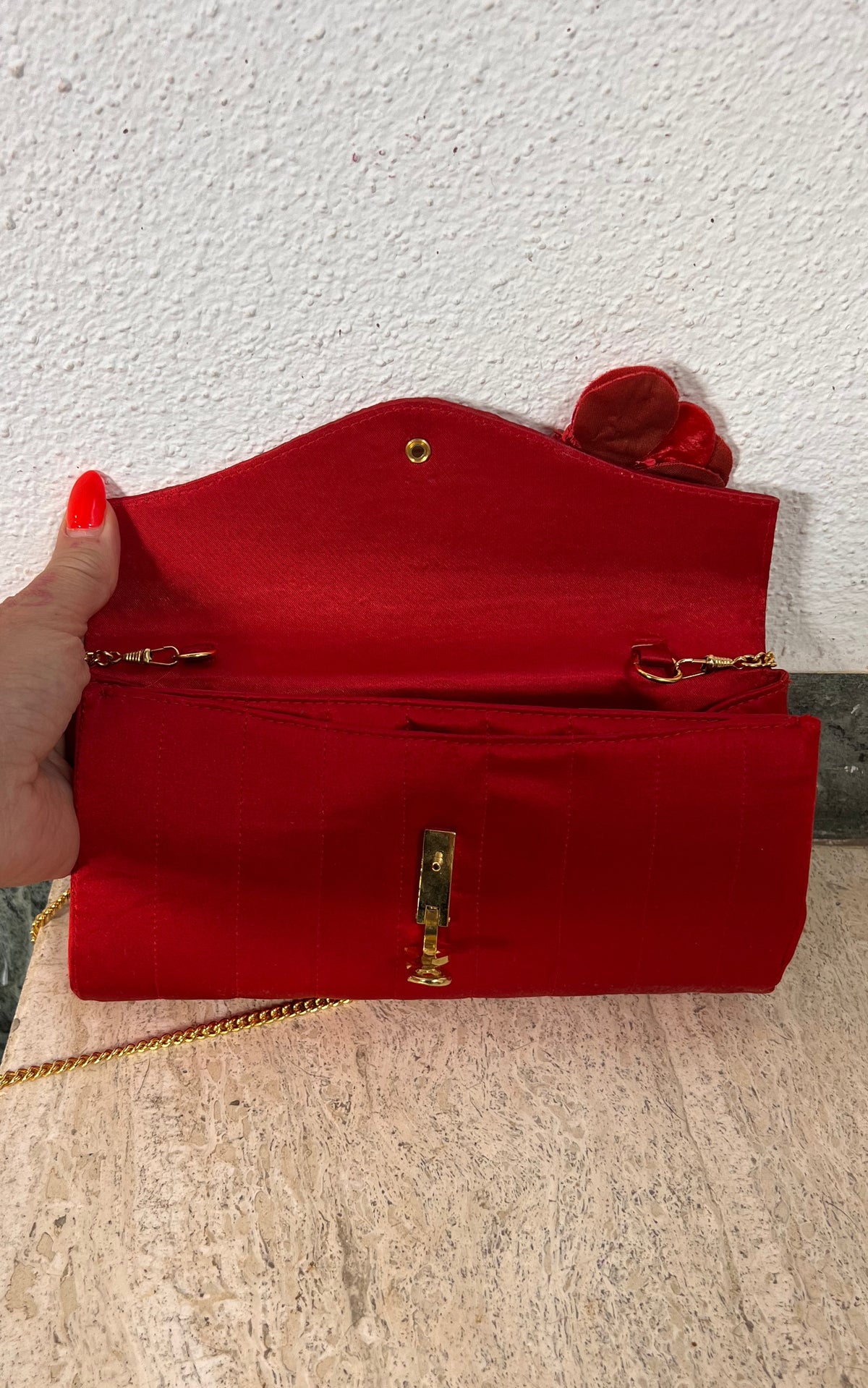Vintage Silk Roberta Di Camerino Clutch Bag