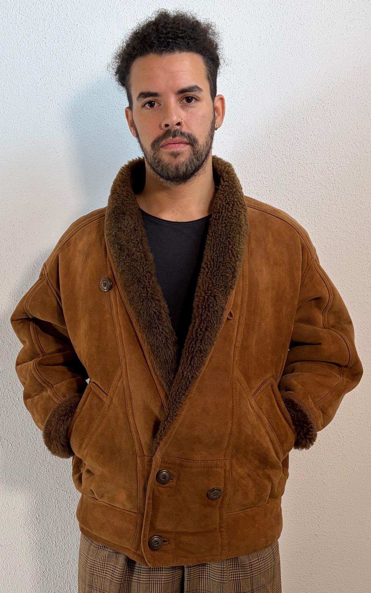 Vintage MENS Shearling Jacket
