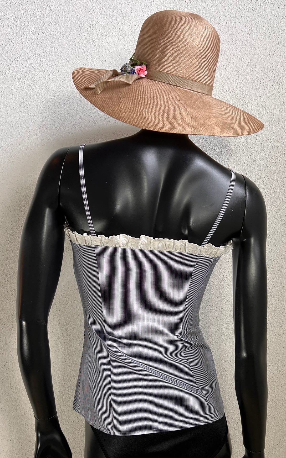 Vintage Romantic Stripe Top