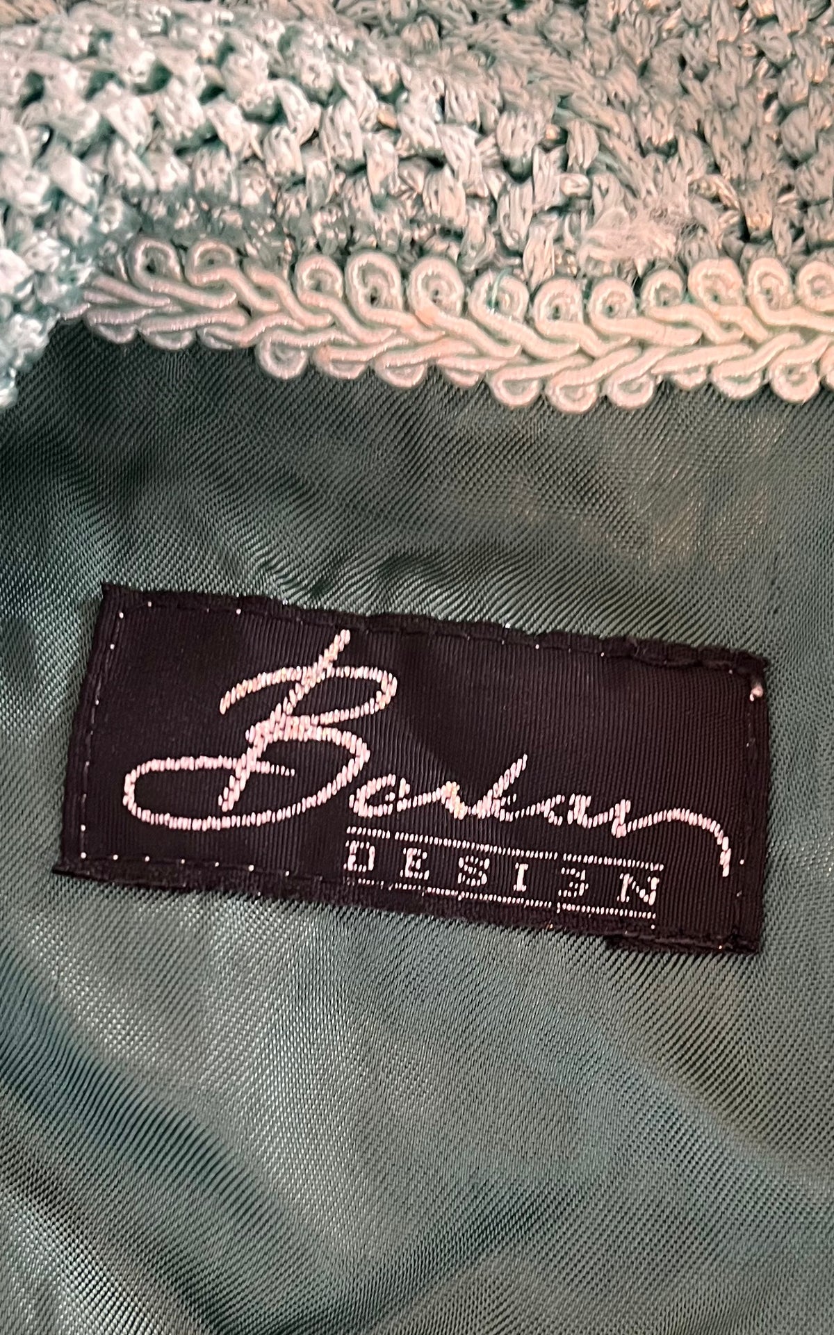 Vintage Berkan Design Silk Cardigan