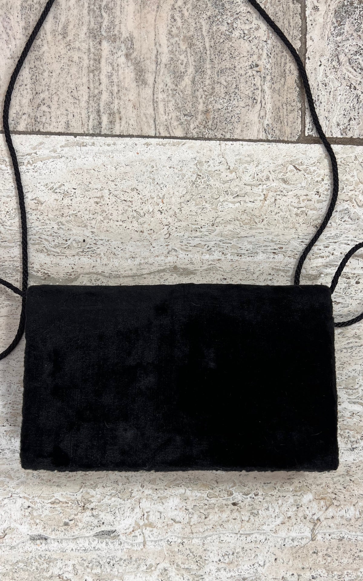 Vintage Embroidered Velvet Bag