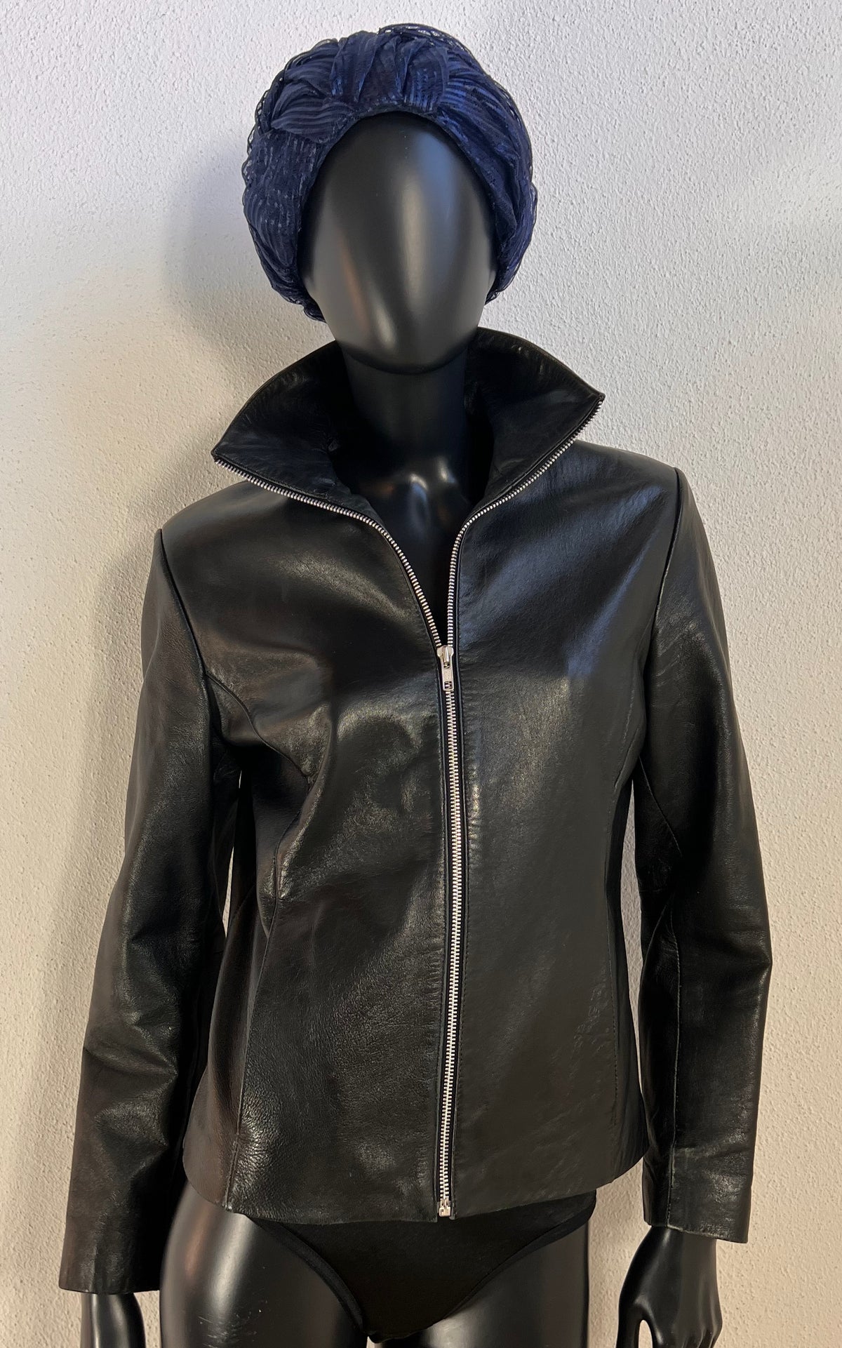 Vintage Y2K Minimalist Leather Jacket