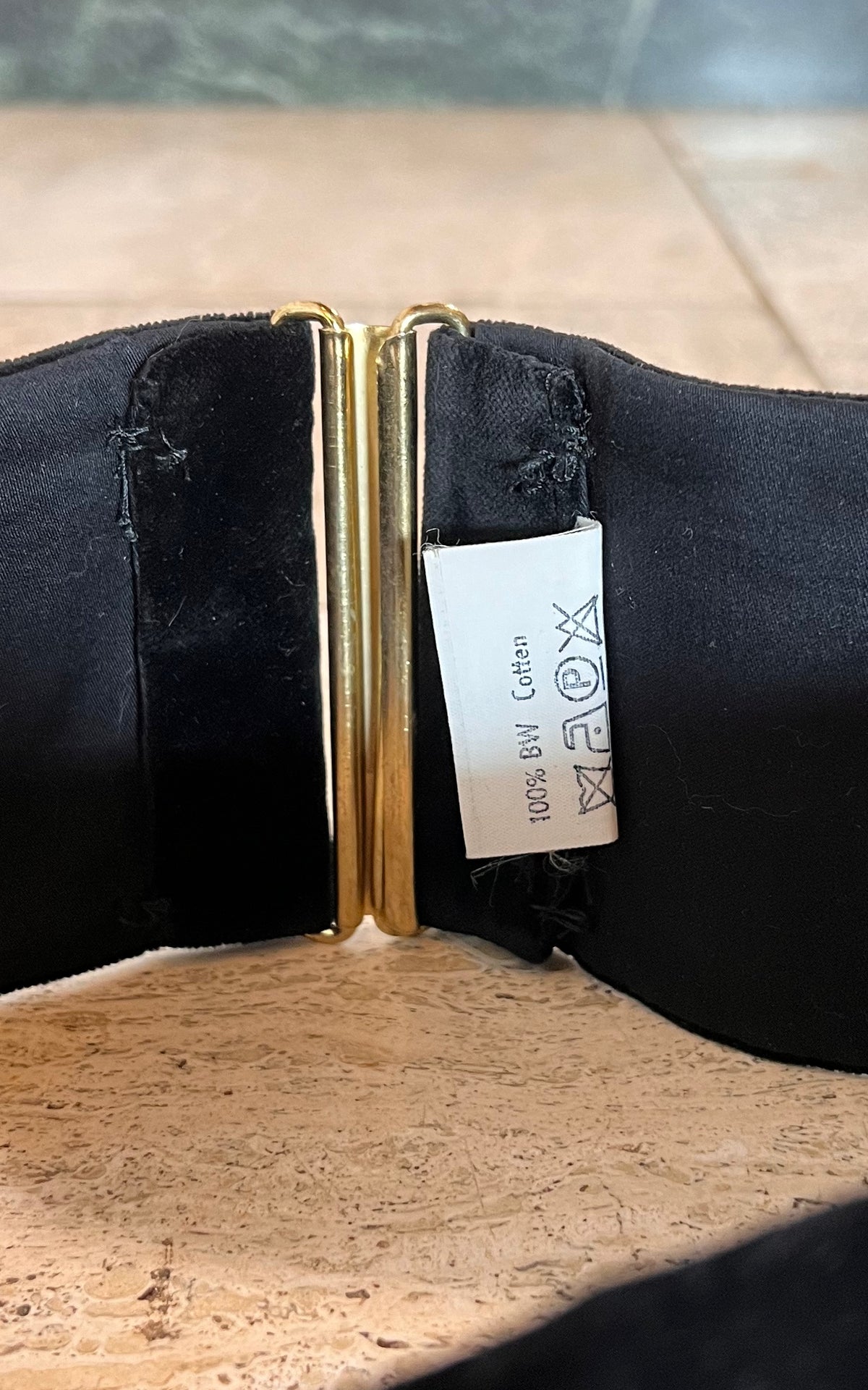 Vintage Helene Strasser Velvet Belt