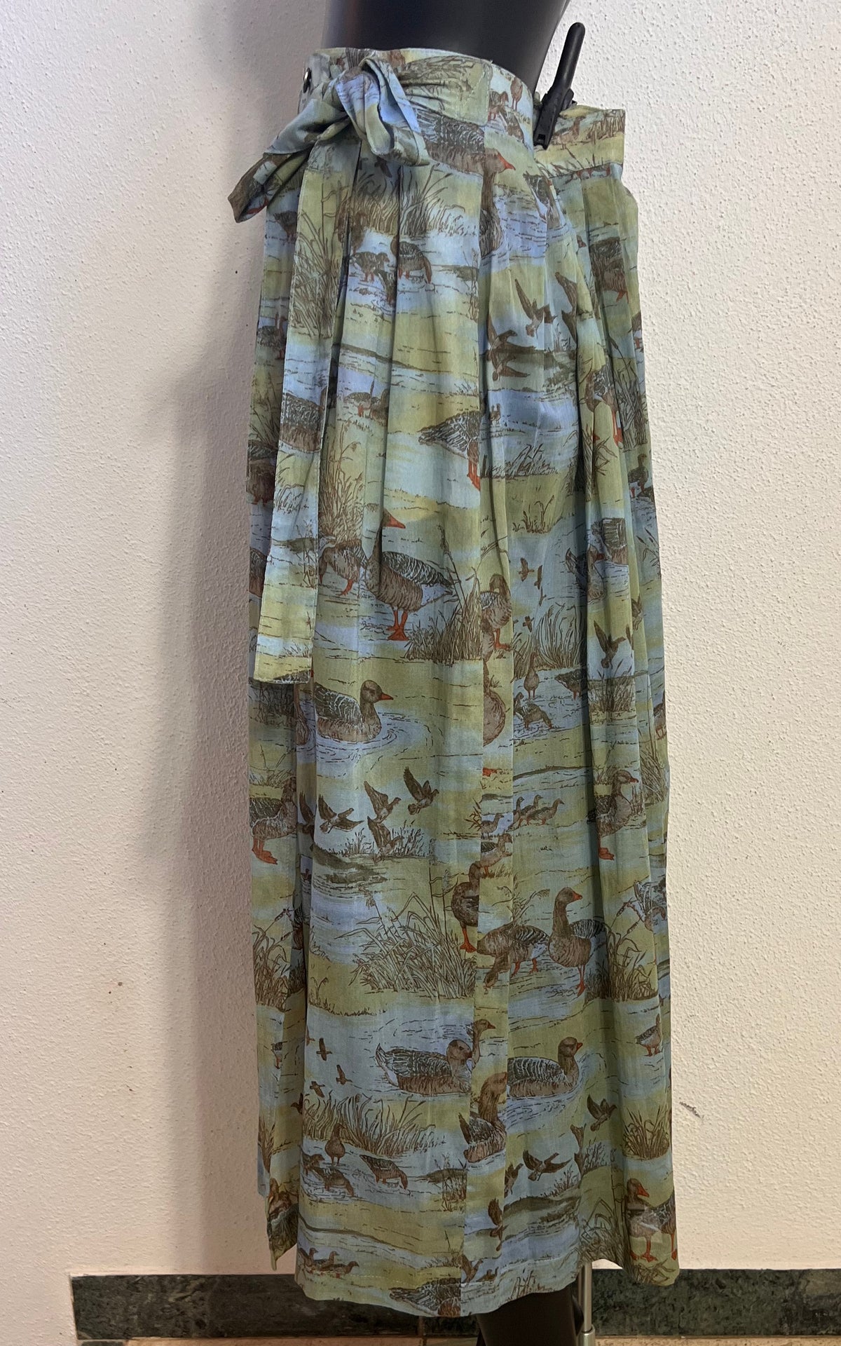 Vintage County Line Ducks Maxi Skirt