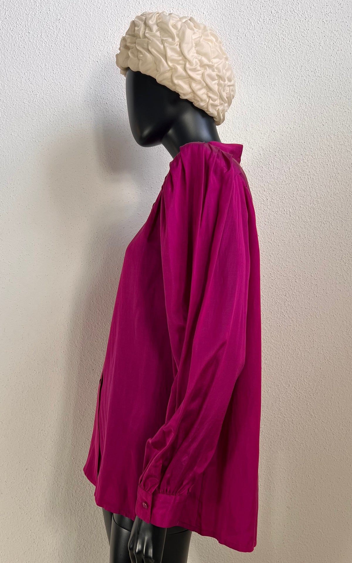 Vintage 80s Deadstock Silk Cotton Blouse