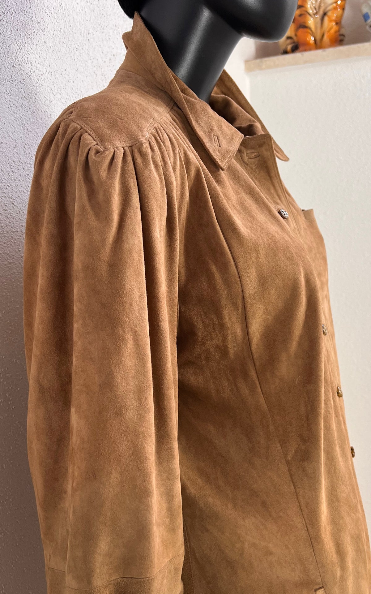 Vintage Suede Leather Dress