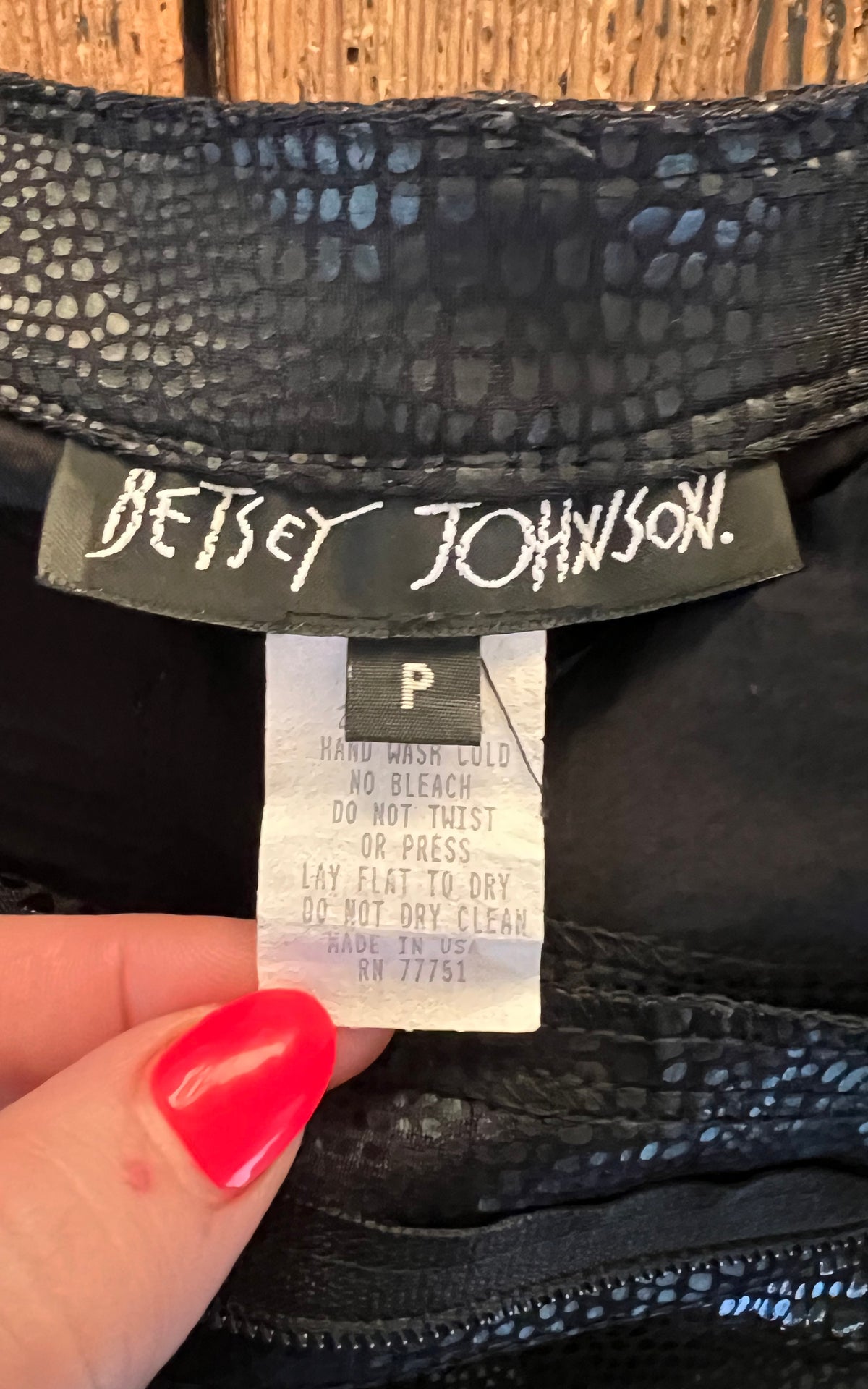 Vintage Betsy Johnson Snake Wet Pants