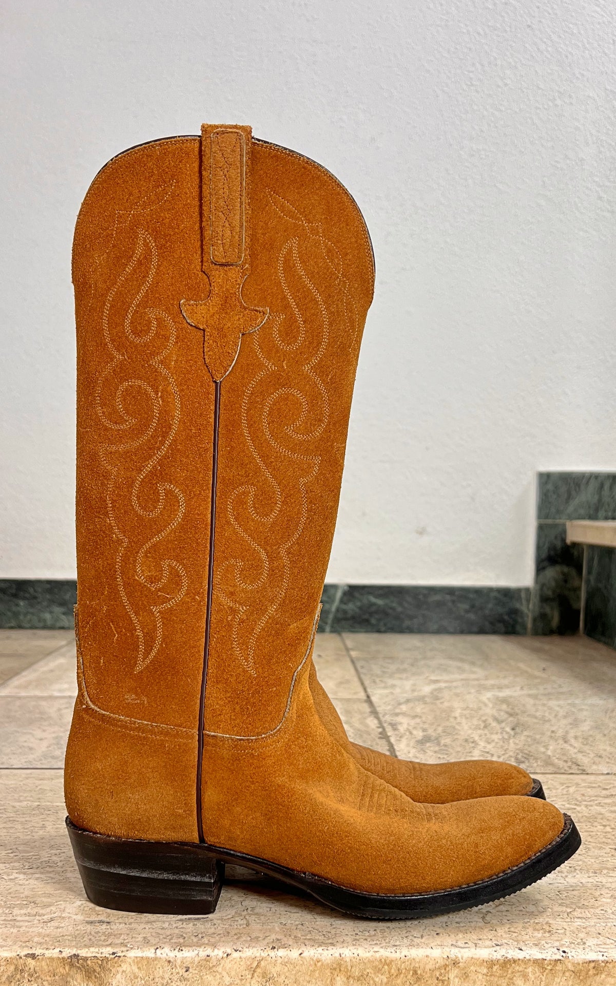 Vintage Handmade LUCCESE Cowboy Boots 37