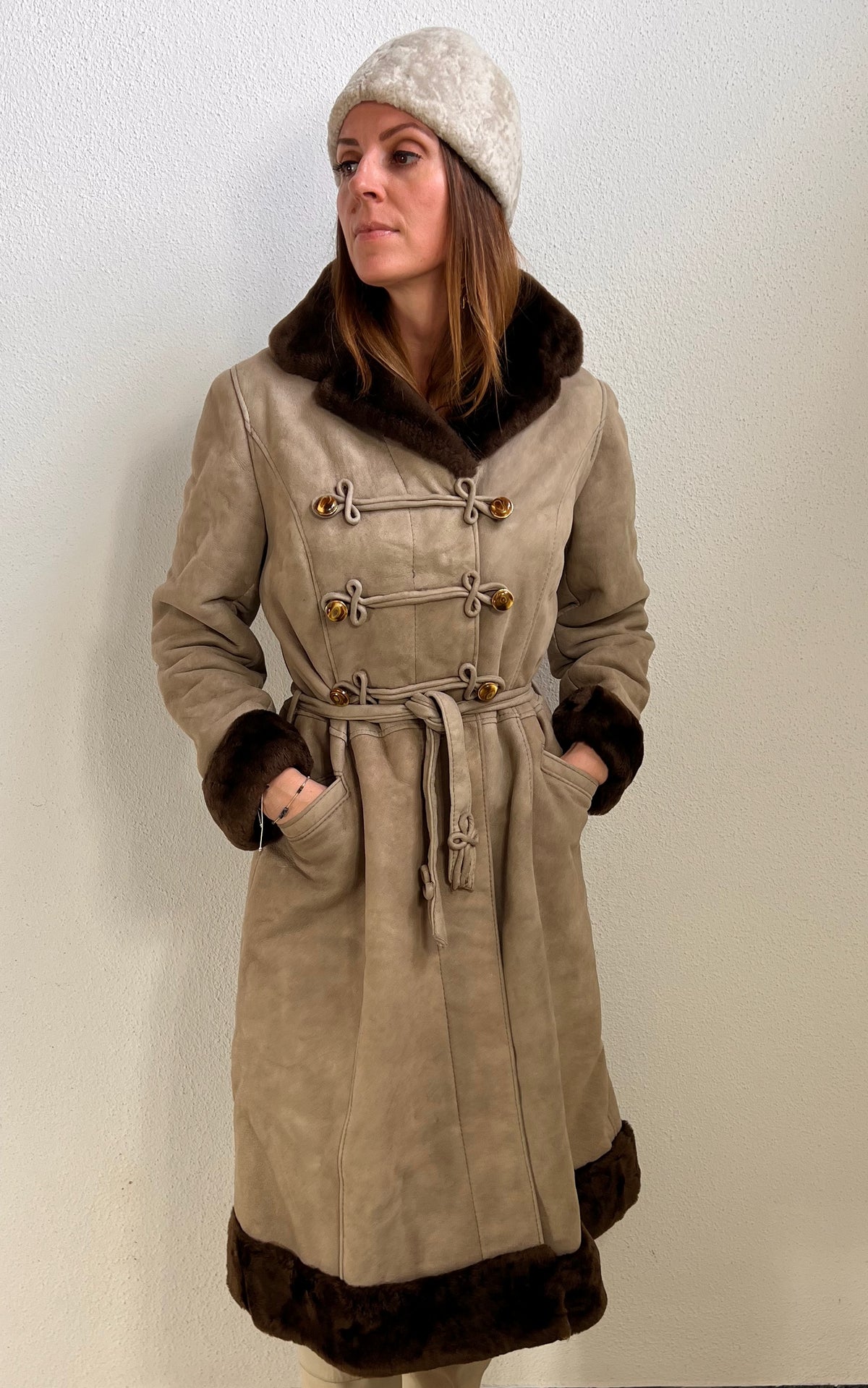 Vintage 1970s Shearling Coat