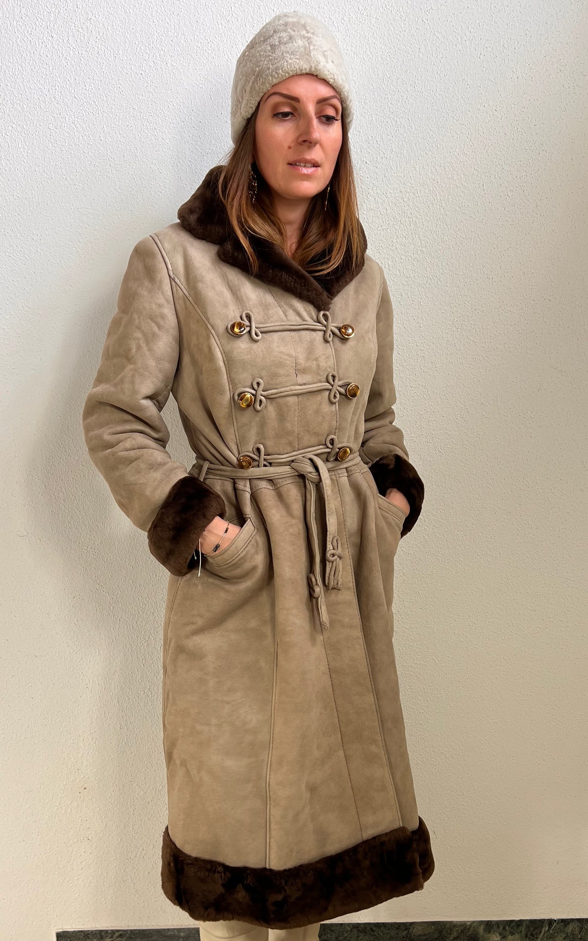 Vintage 1970s Shearling Coat