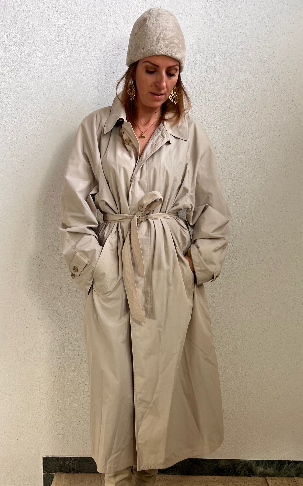 Vintage 90s Oversized Trench Coat