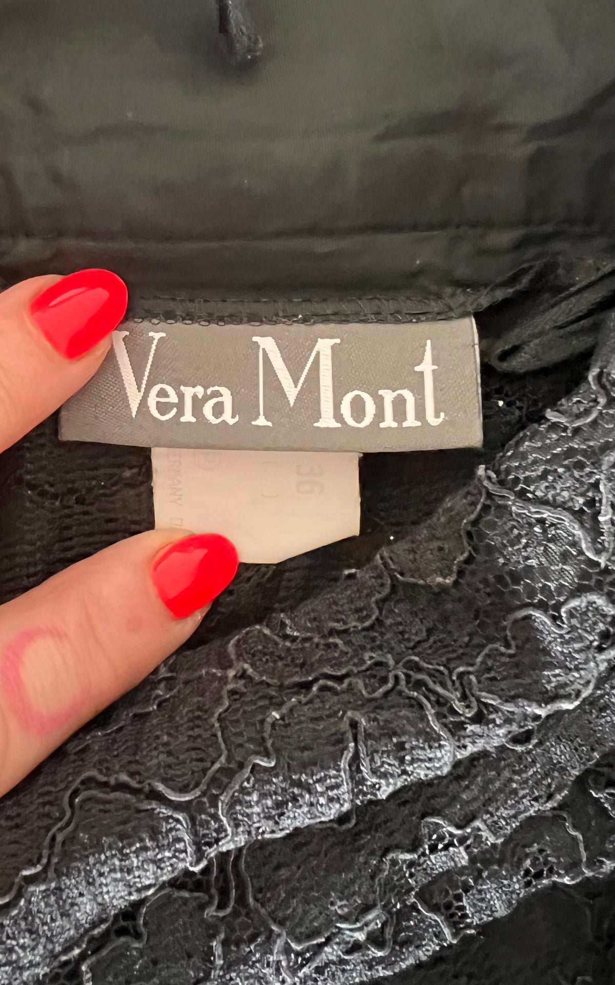 Vintage Vera Mont Sheer Lace Pants
