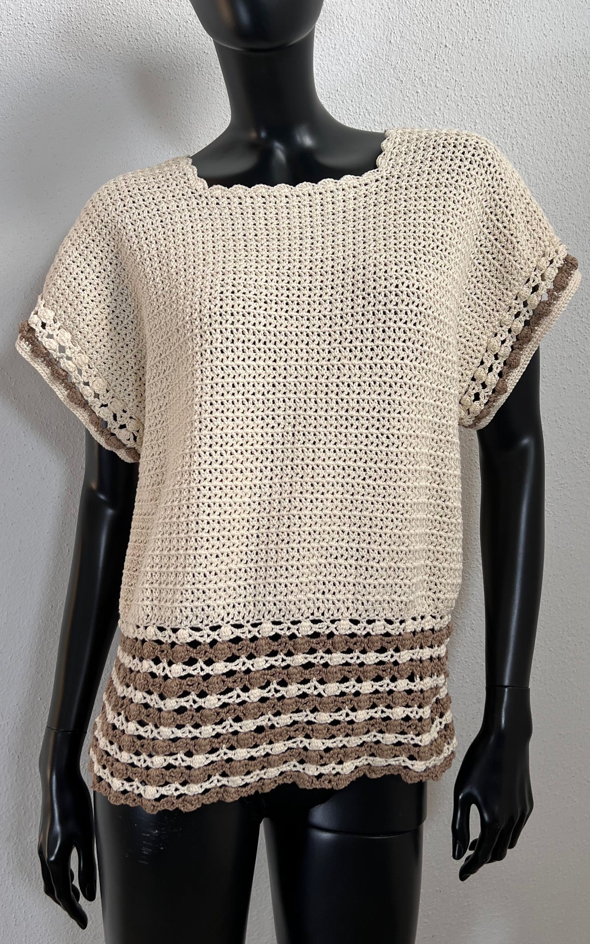 Vintage Handmade Crochet Top
