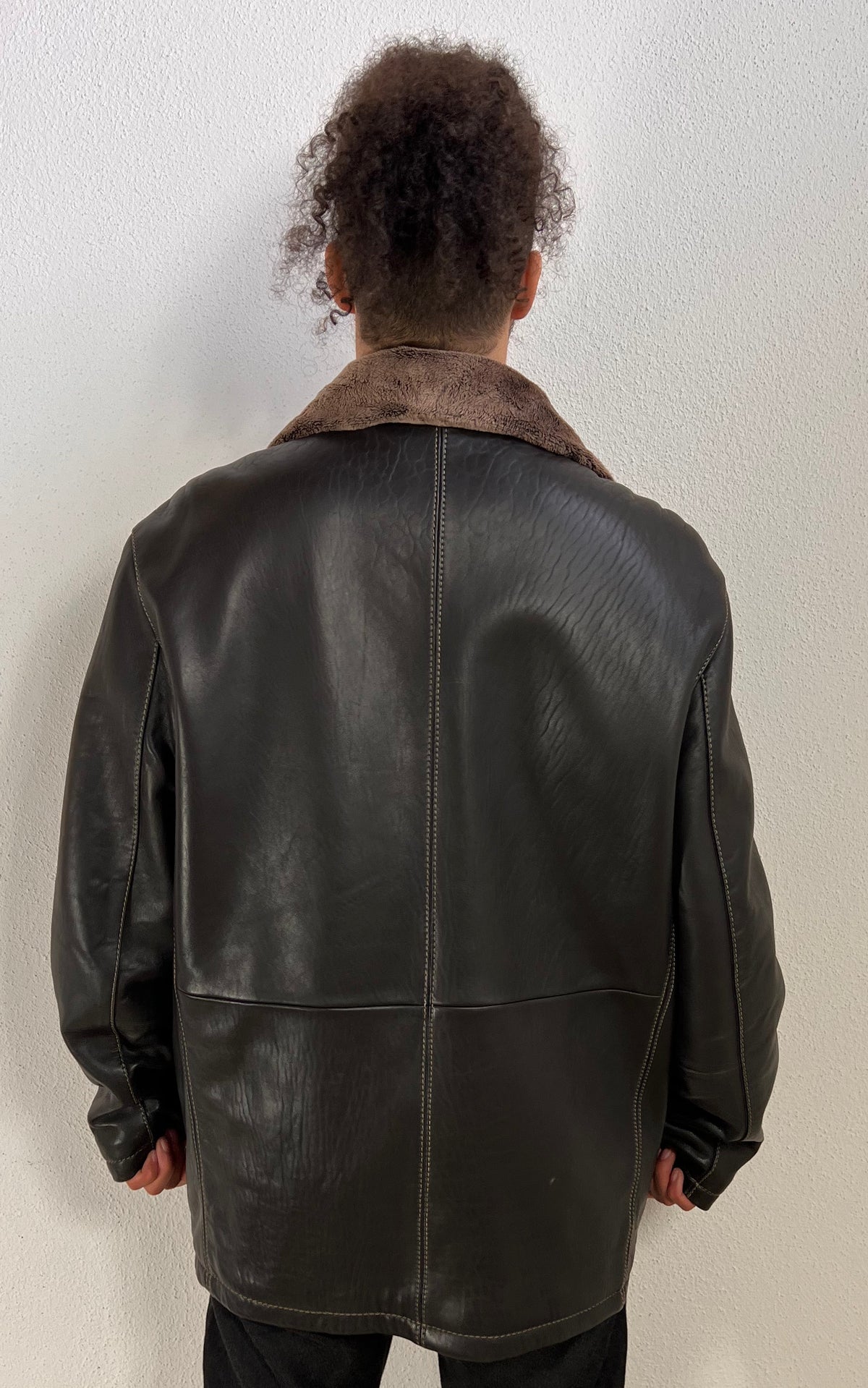 Vintage 90s MENS Werther International Nappa Leatherjacket