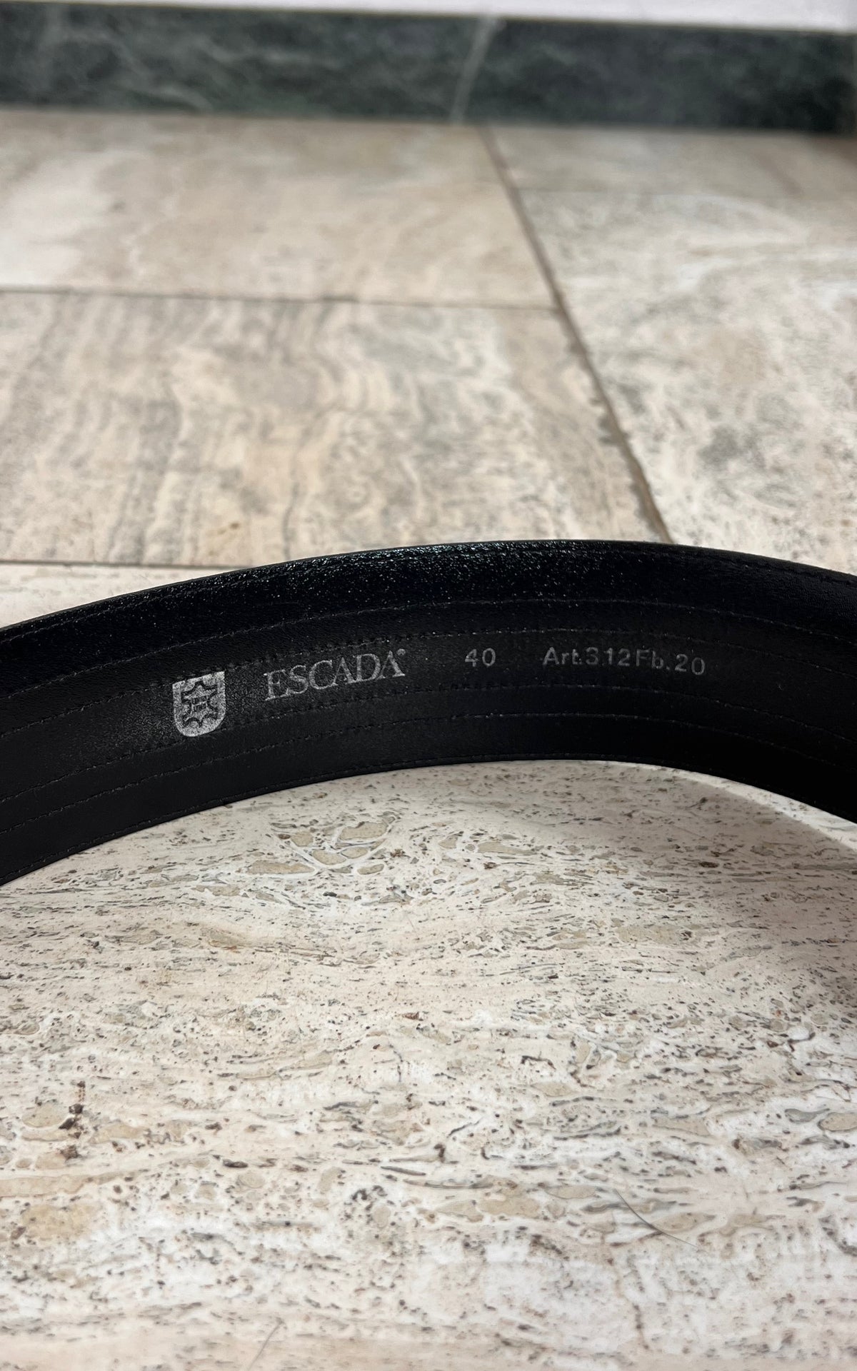 Vintage Escada Snakeskin Belt