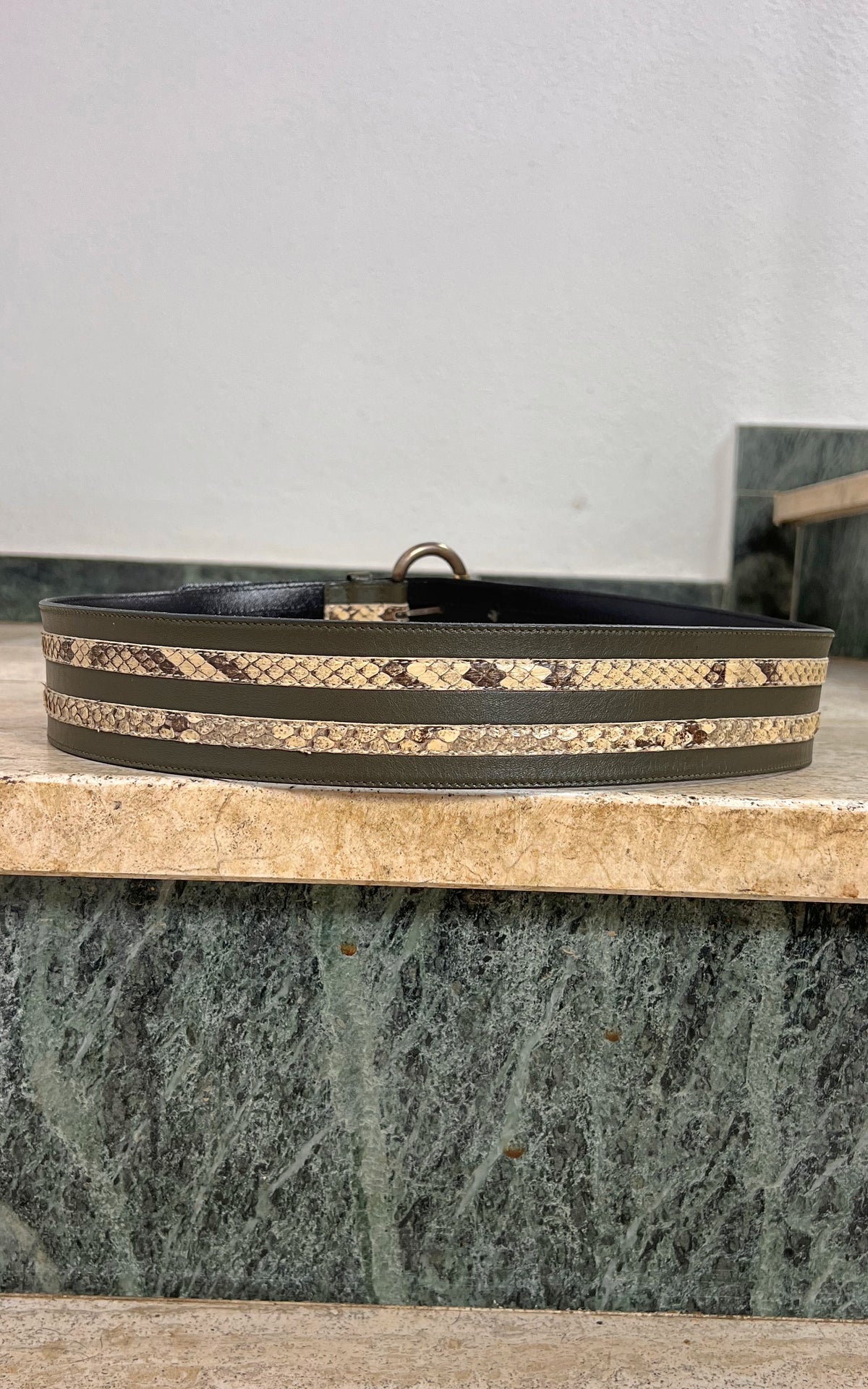 Vintage Escada Snakeskin Belt