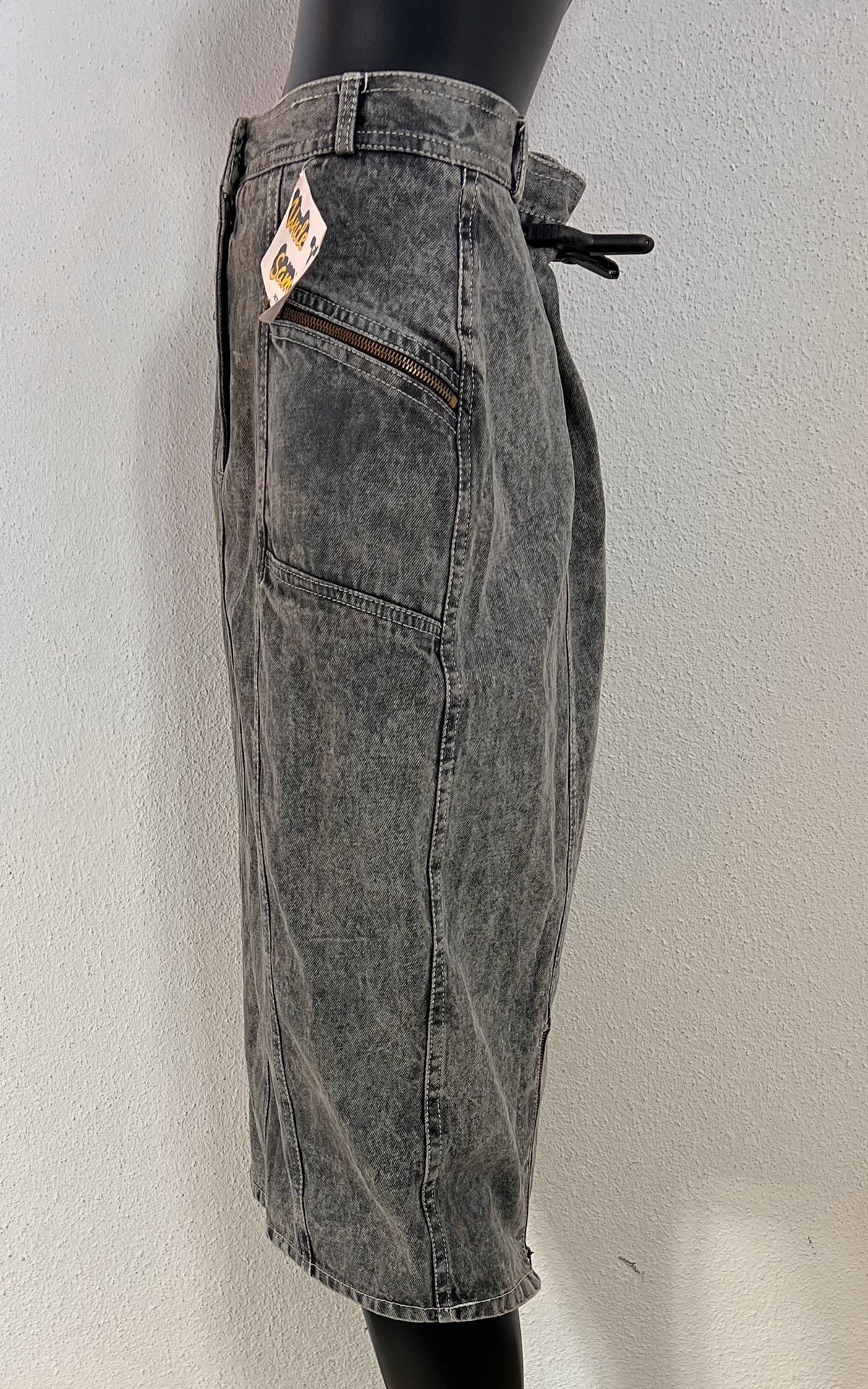 Vintage Uncle Sam Acid Washed Skirt