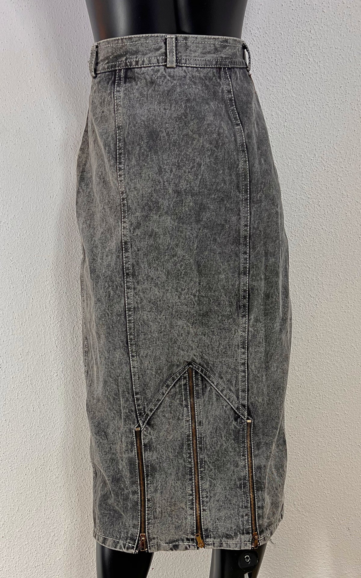 Vintage Uncle Sam Acid Washed Skirt