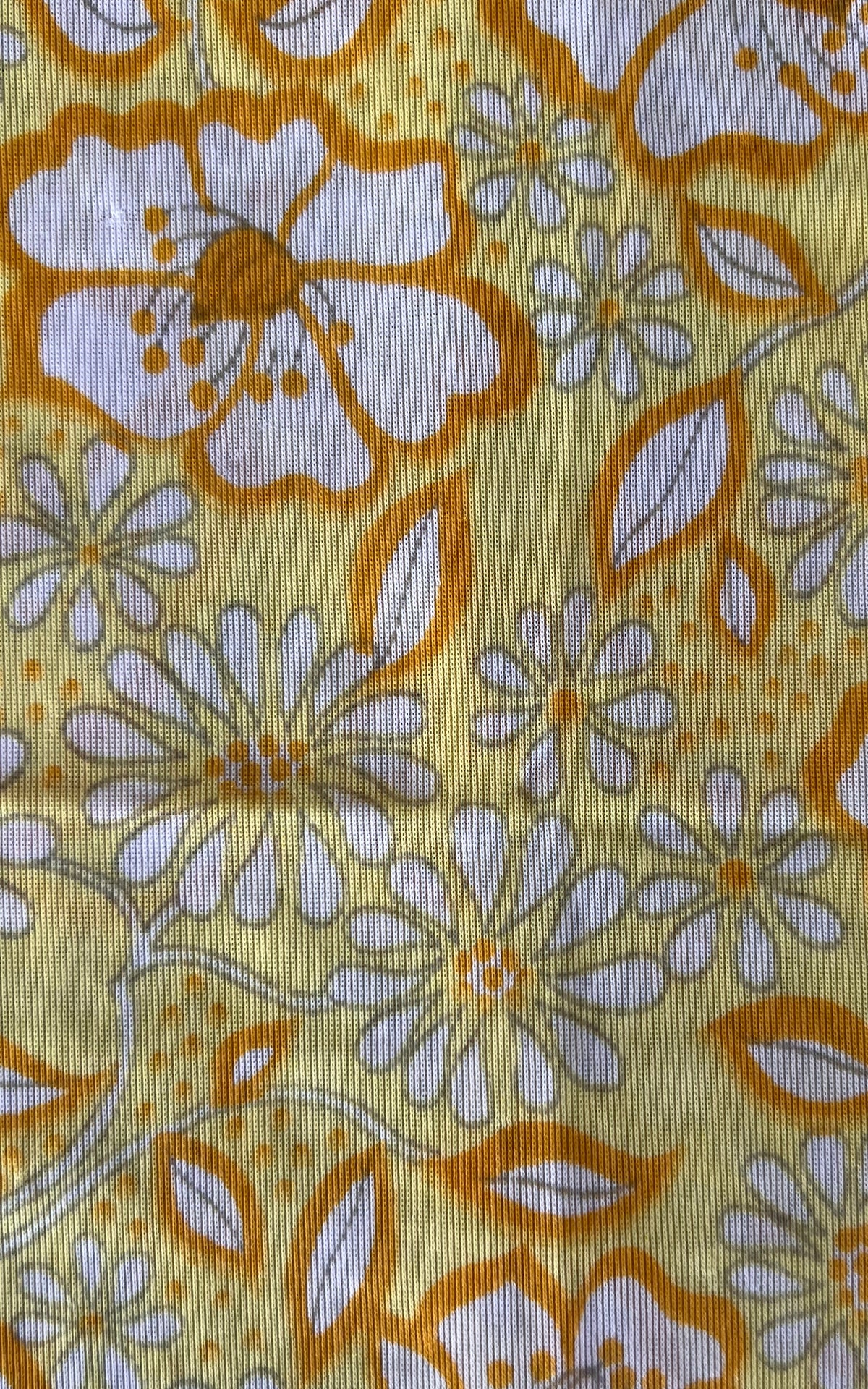 Vintage 70s Flower Slip Dress
