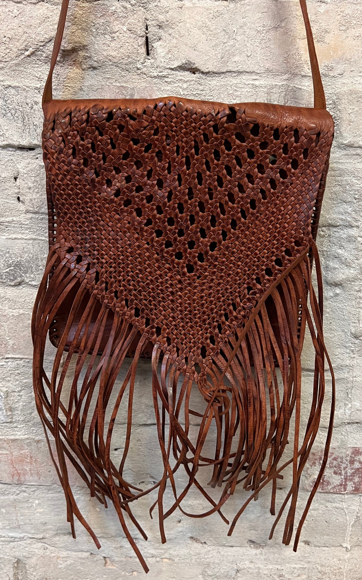 Vintage 70s Fringed Bag