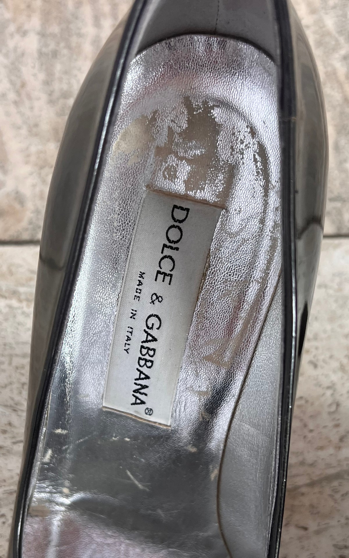 Vintage Patent Dolce & Gabbana Heels 39