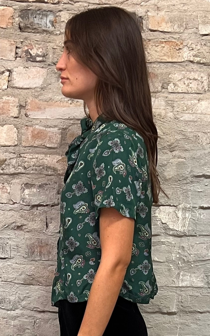 Vintage Pussy Bow Blouse