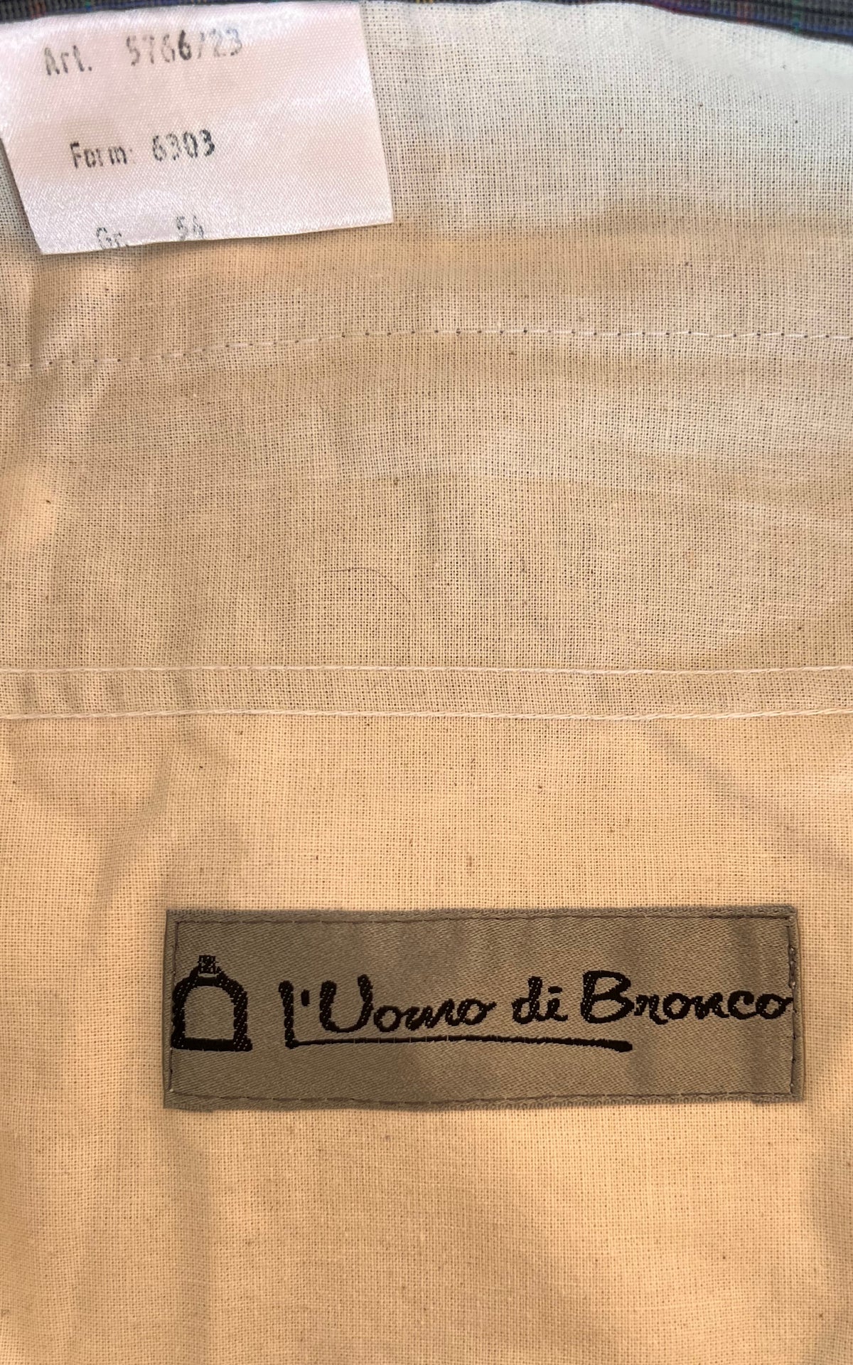 Vintage MENS L’Uomo di Bronco Plaid Trousers
