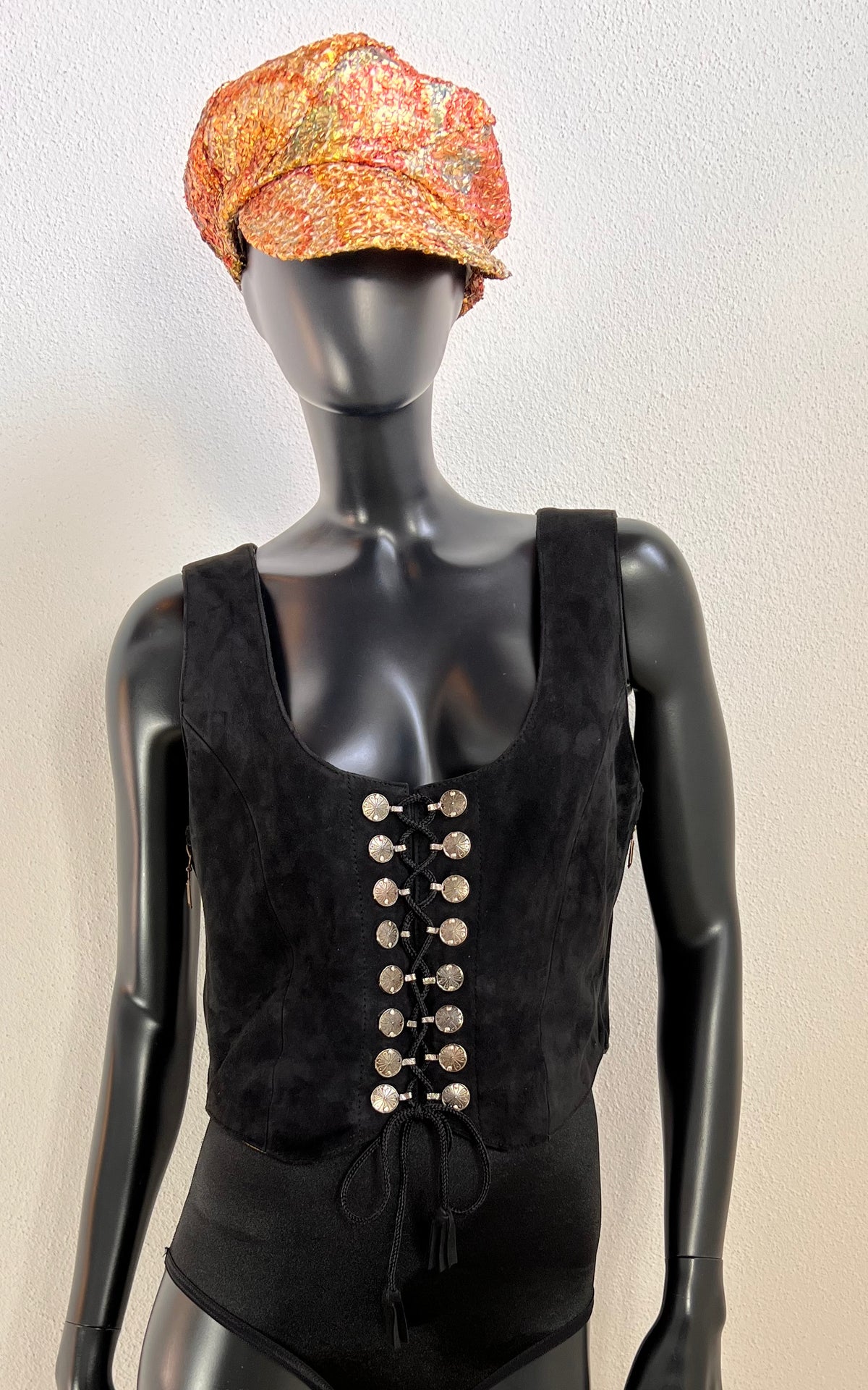 Vintage Suede Corset Top