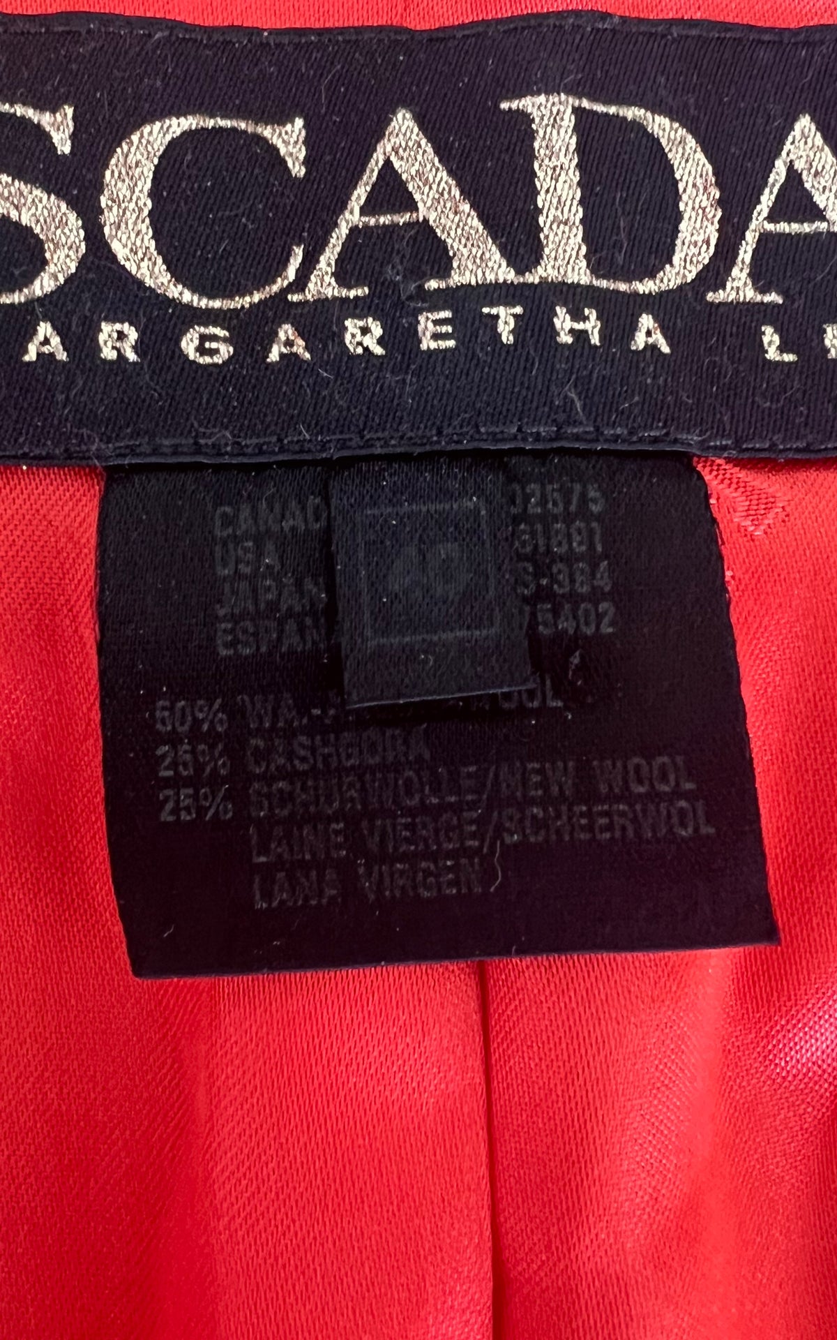 Vintage Escada Angora and Cashmere Blazer