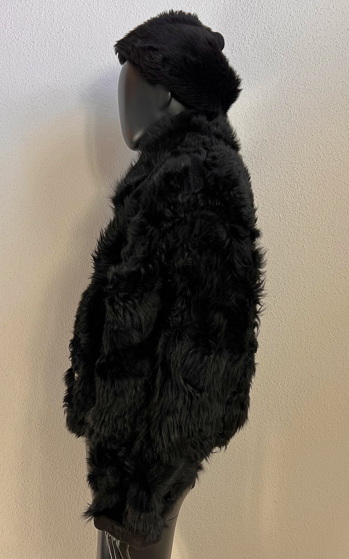 Reworked Curly Lamb Shearling Jacket