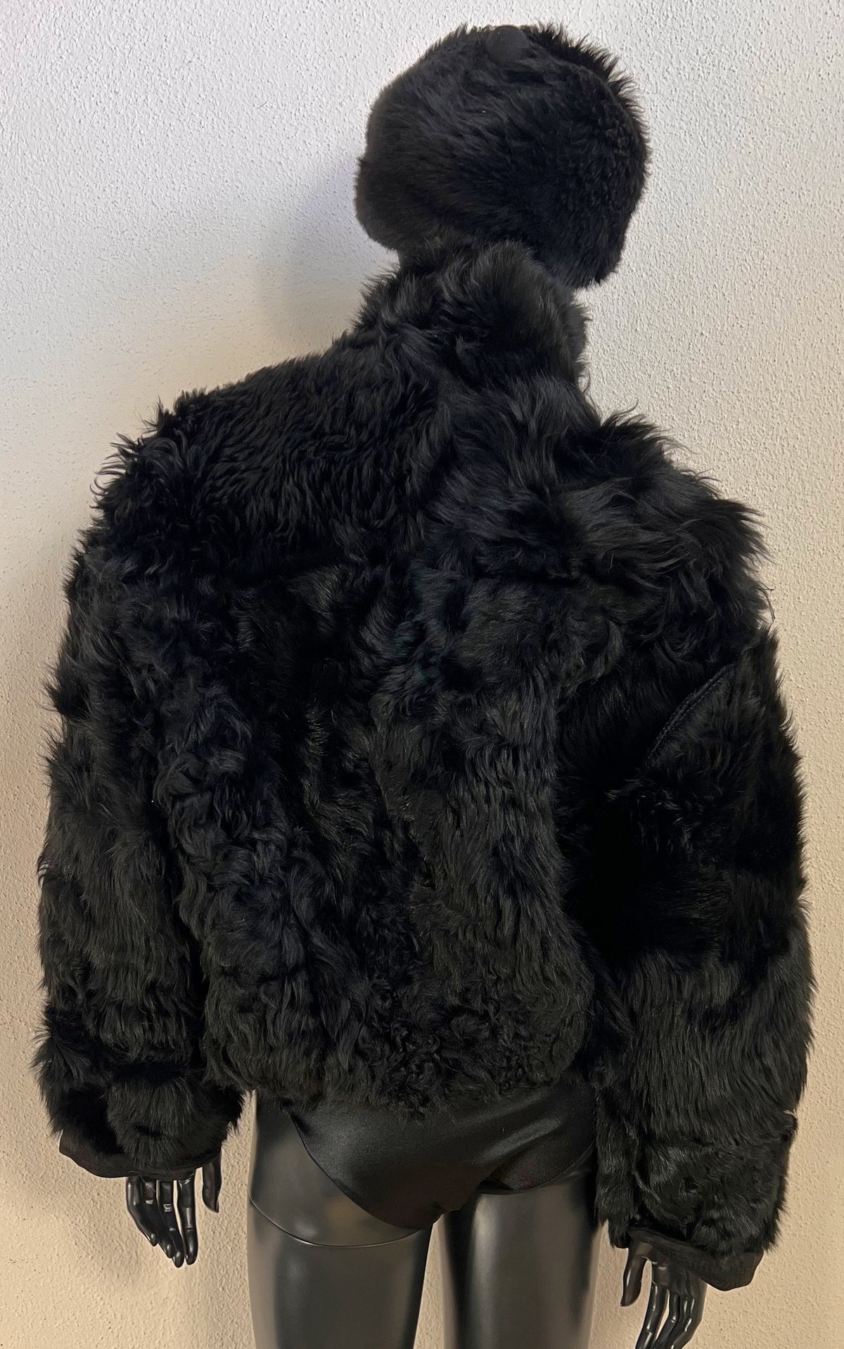 Reworked Curly Lamb Shearling Jacket