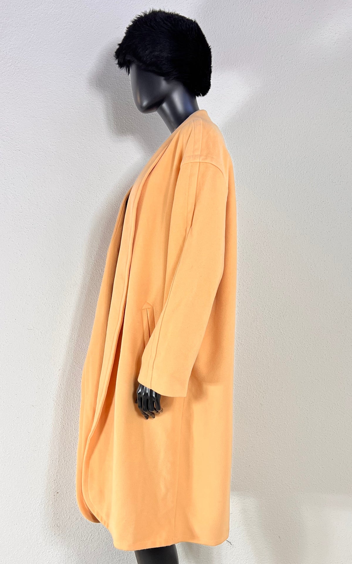 Vintage Escada by Margaretha Ley Apricot Coat – 100% Virgin Wool