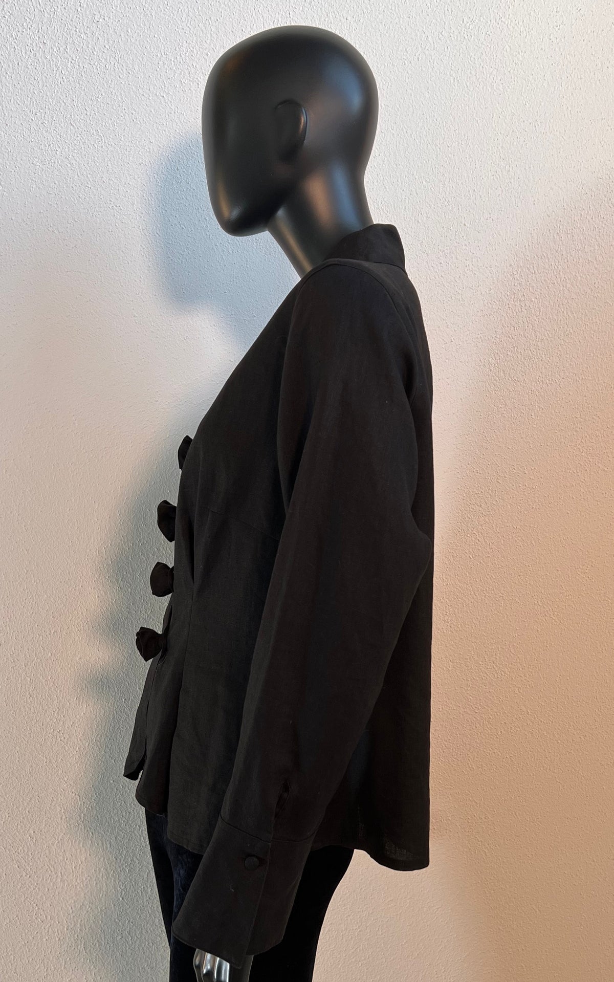 Vintage Y2K Roses Linnen Jacket