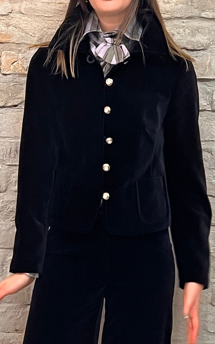 Vintage 70s Lucie Linden Velvet Blazer