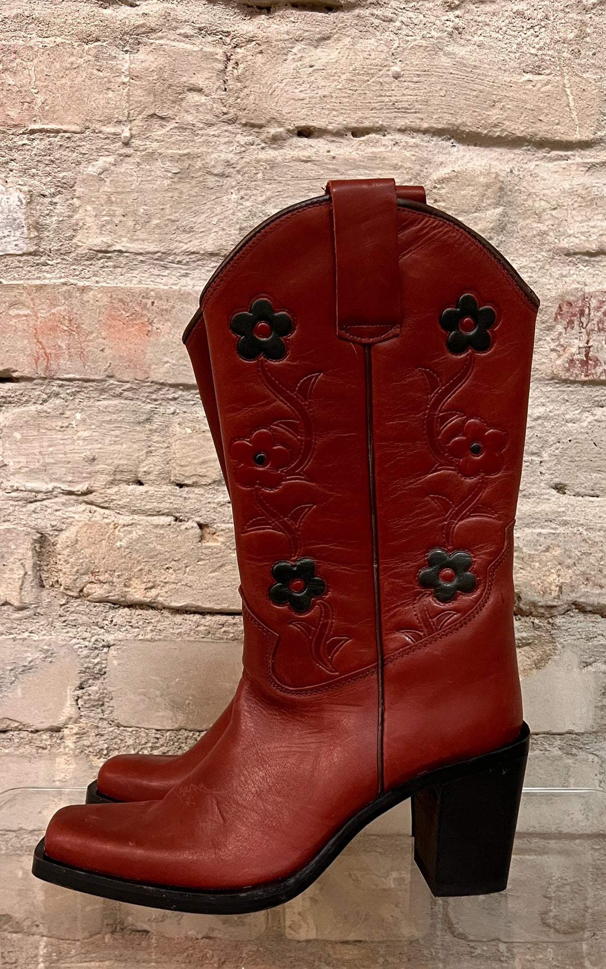 Vintage Flower Cowboy Boots 36 , 37 , 40 & 41